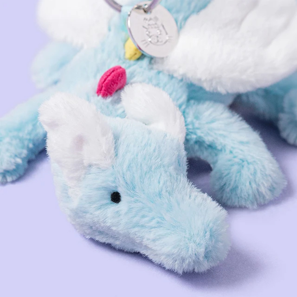 Jellycat Sky Dragon Bag Charm 天空藍雪龍吊飾/鑰匙圈