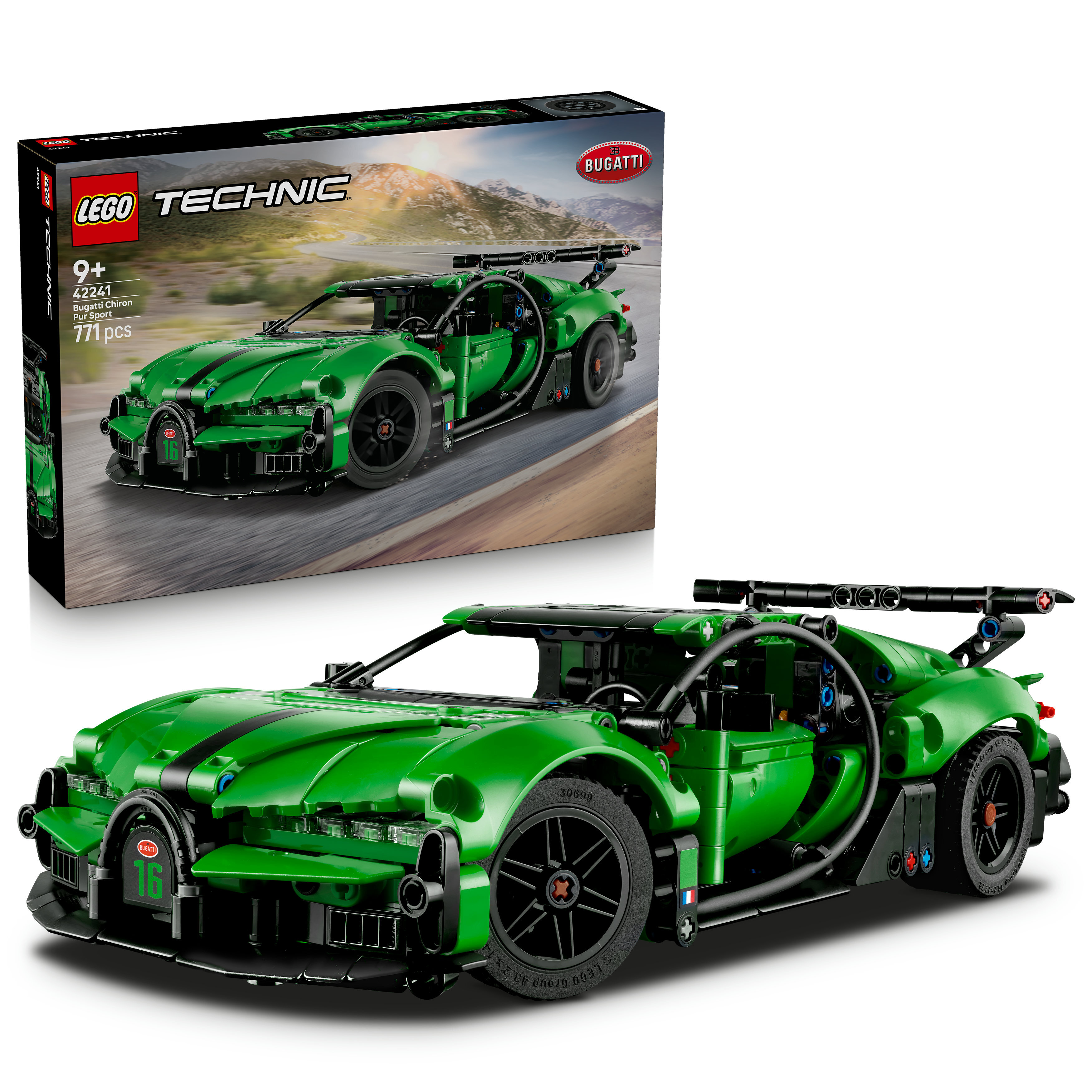 42241 綠色 Bugatti Chiron Pur Sport 極致超跑