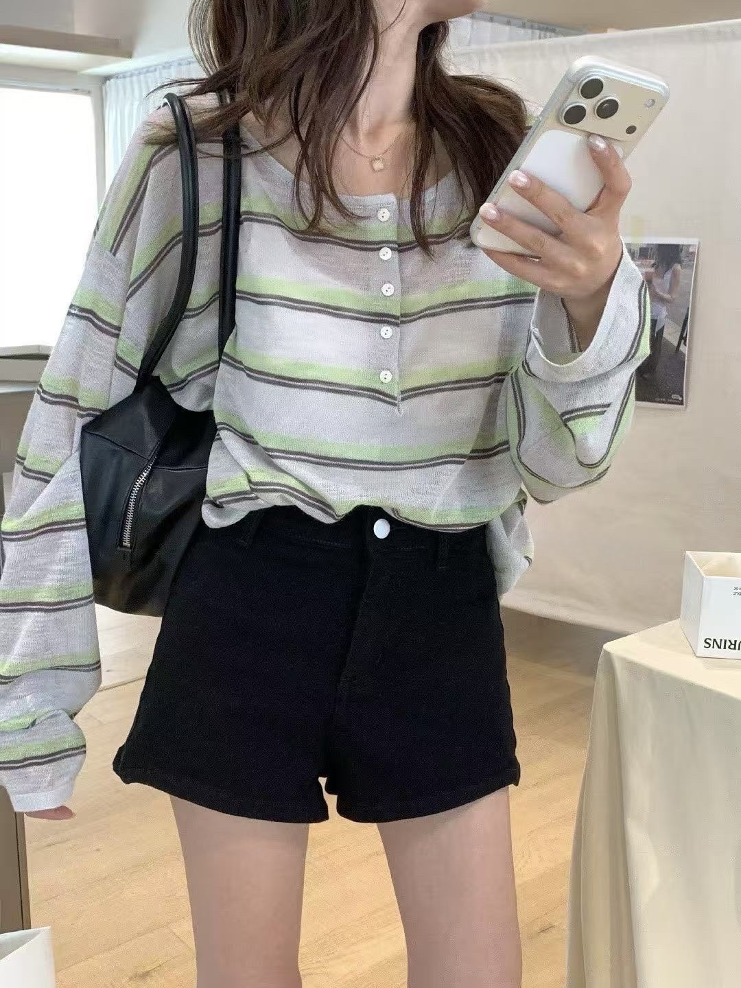 280 高腰顯瘦熱辣牛仔短褲