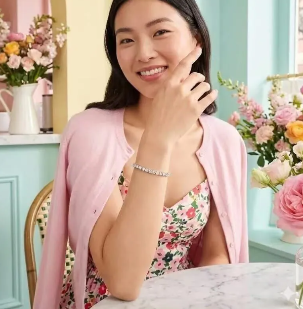 【現貨瑕疵貨品】Kate Spade Shimmy 網球手鍊 (HC0292)