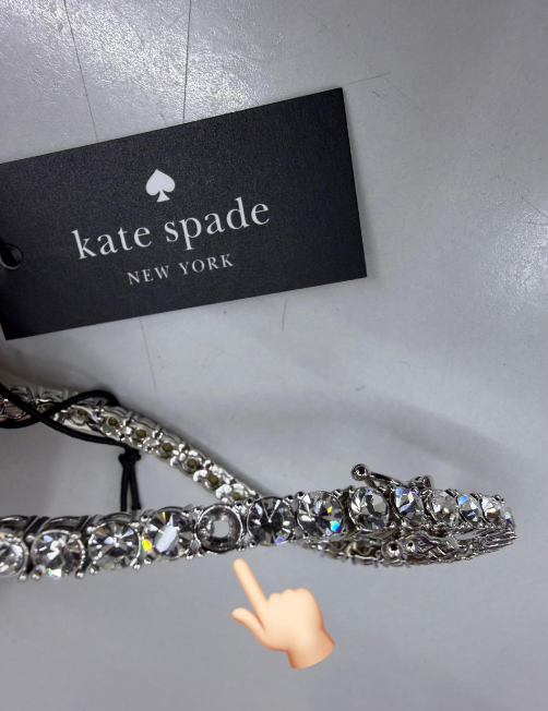 【現貨瑕疵貨品】Kate Spade Shimmy 網球手鍊 (HC0292)