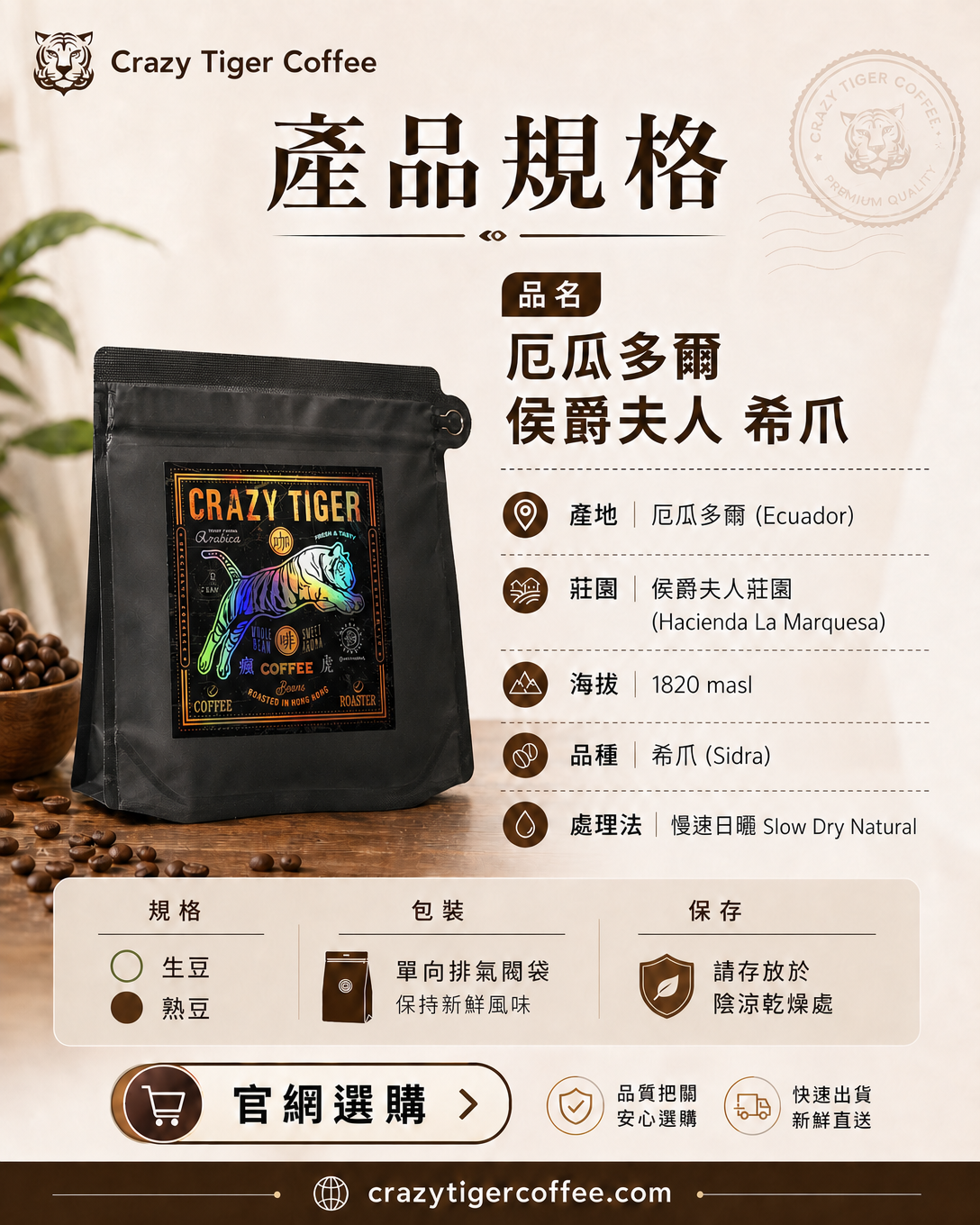厄瓜多爾 侯爵夫人 希爪慢速日晒