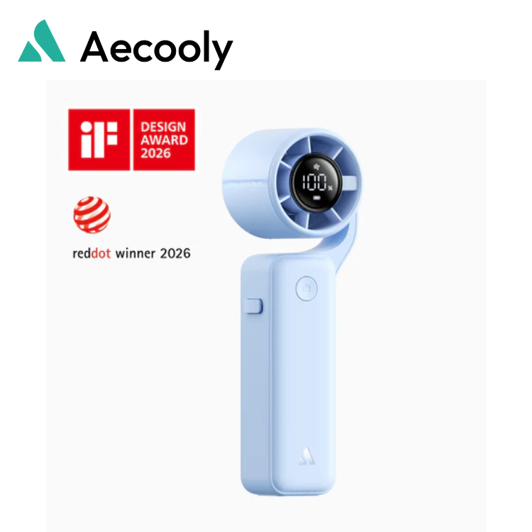 Aecooly 3合1便攜式風扇 Air Gimbal PF04 - 藍色