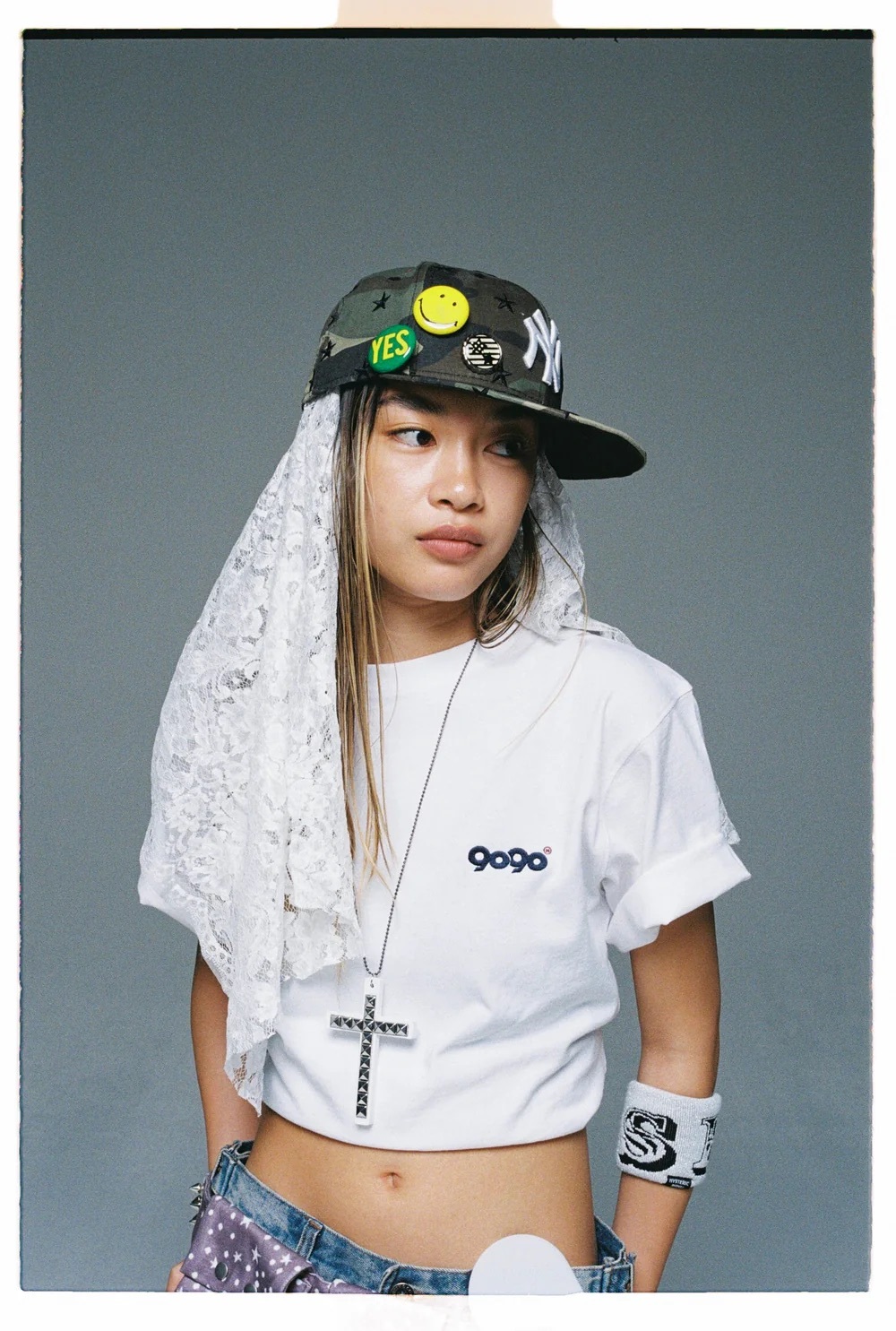 <終於補到>9090 OG Pack-T 胸口刺繡 小LOGO 黑白 短Tee 兩件一組