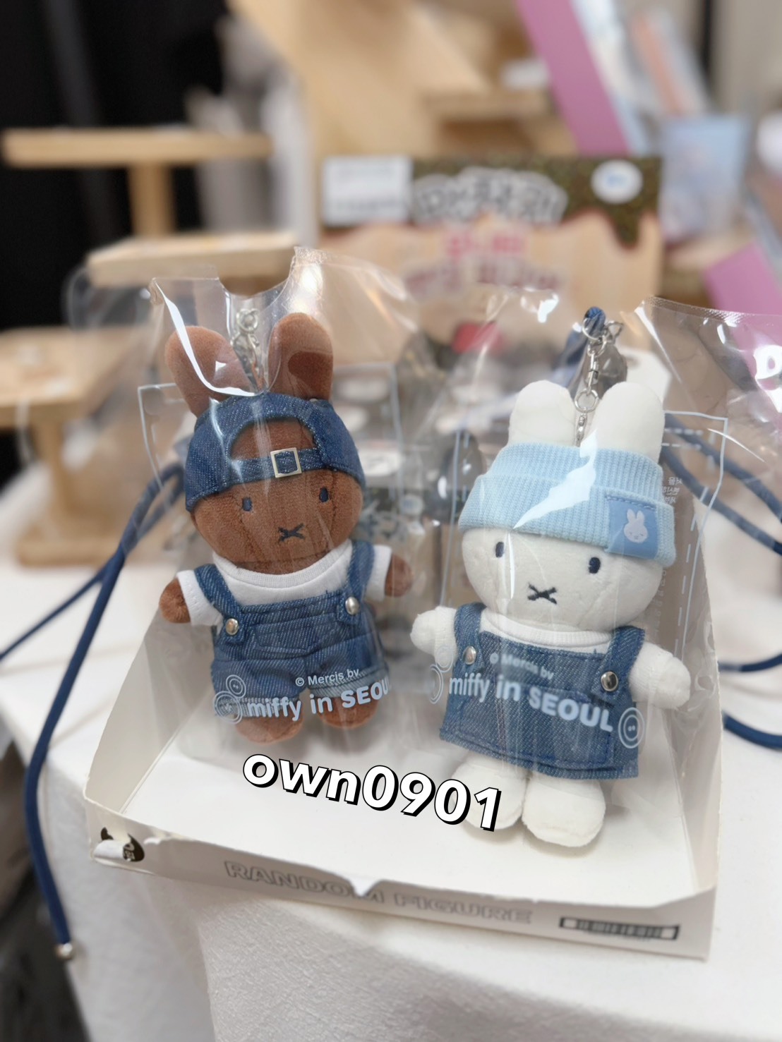 【OWN】Miffy in Seoul 首爾限定 米菲兔 牛仔 單寧 吊飾 玩偶 附掛繩 韓國限定