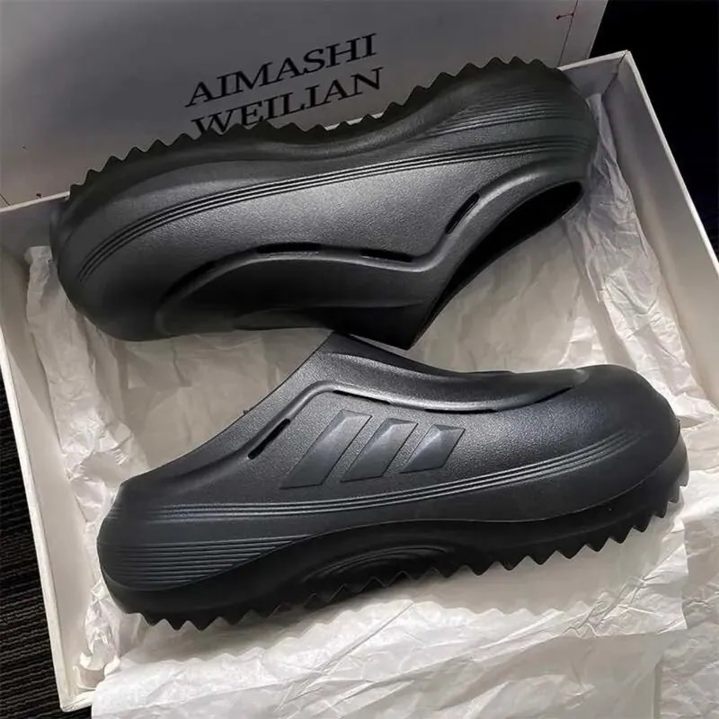 ADIDAS OZWAVE CLOG 防水 包頭拖鞋 黑色