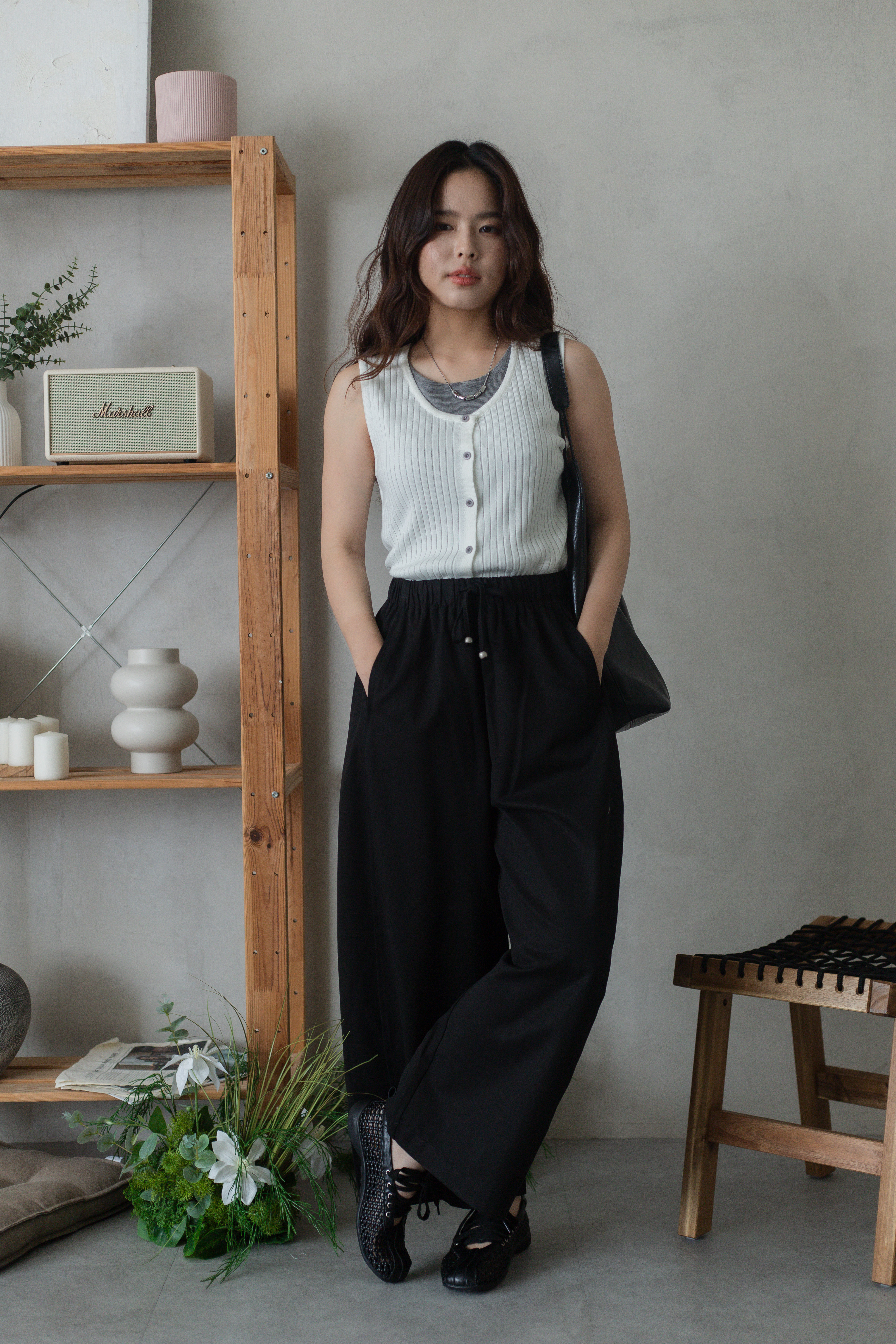 Huzen Relaxed Pants Black - 2742PLBLK