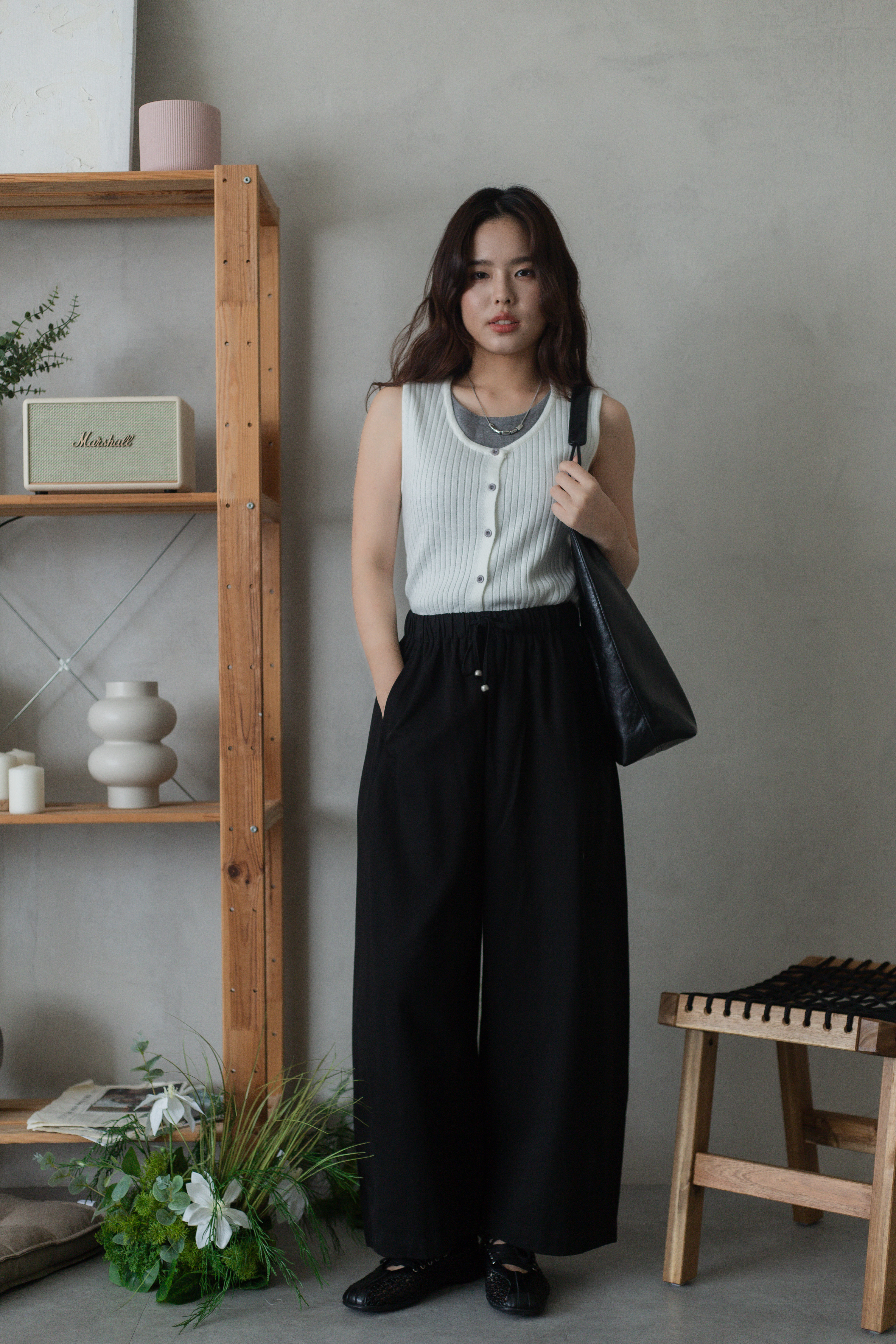 Huzen Relaxed Pants Black - 2742PLBLK