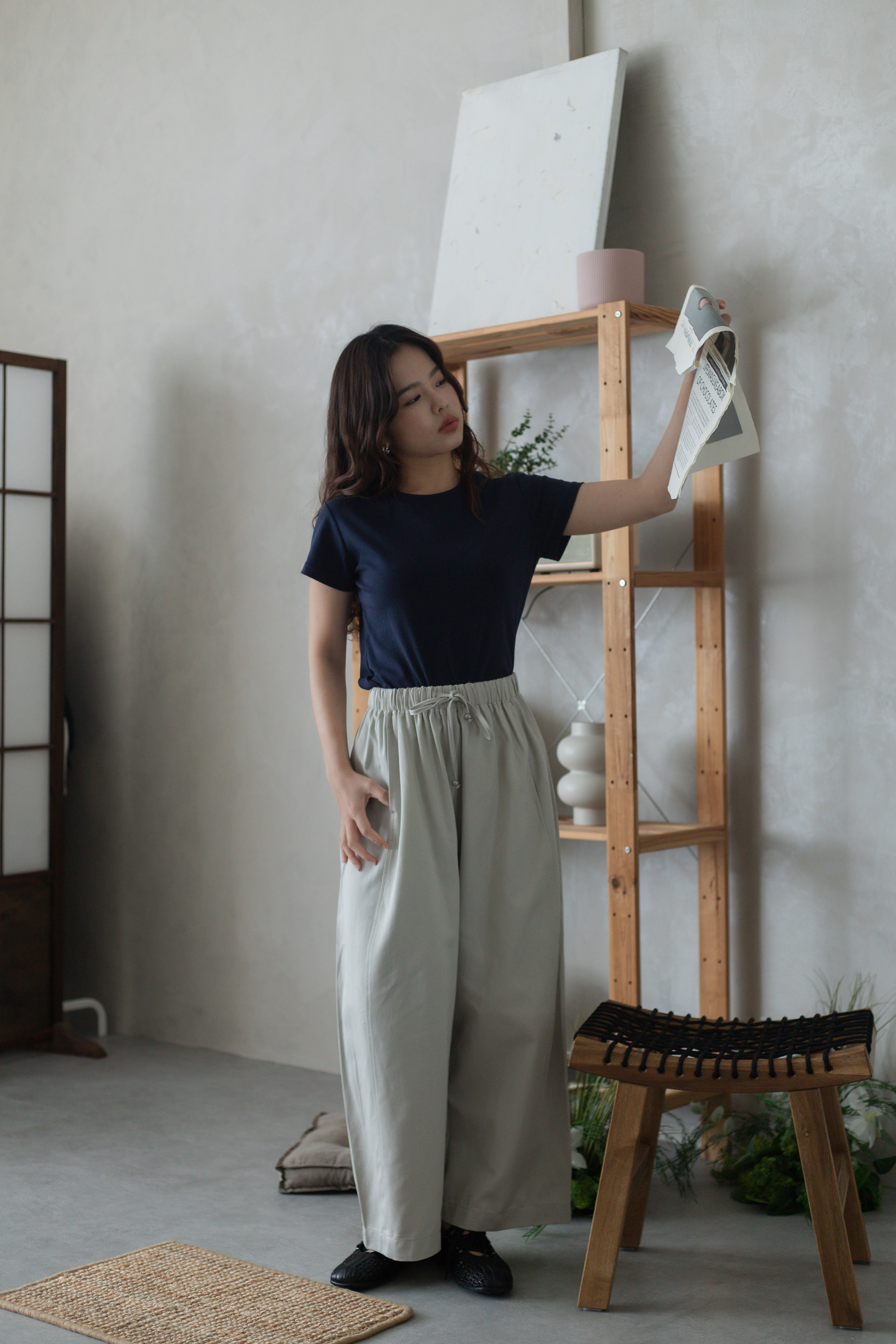 Huzen Relaxed Pants Grey - 2742PLGRY