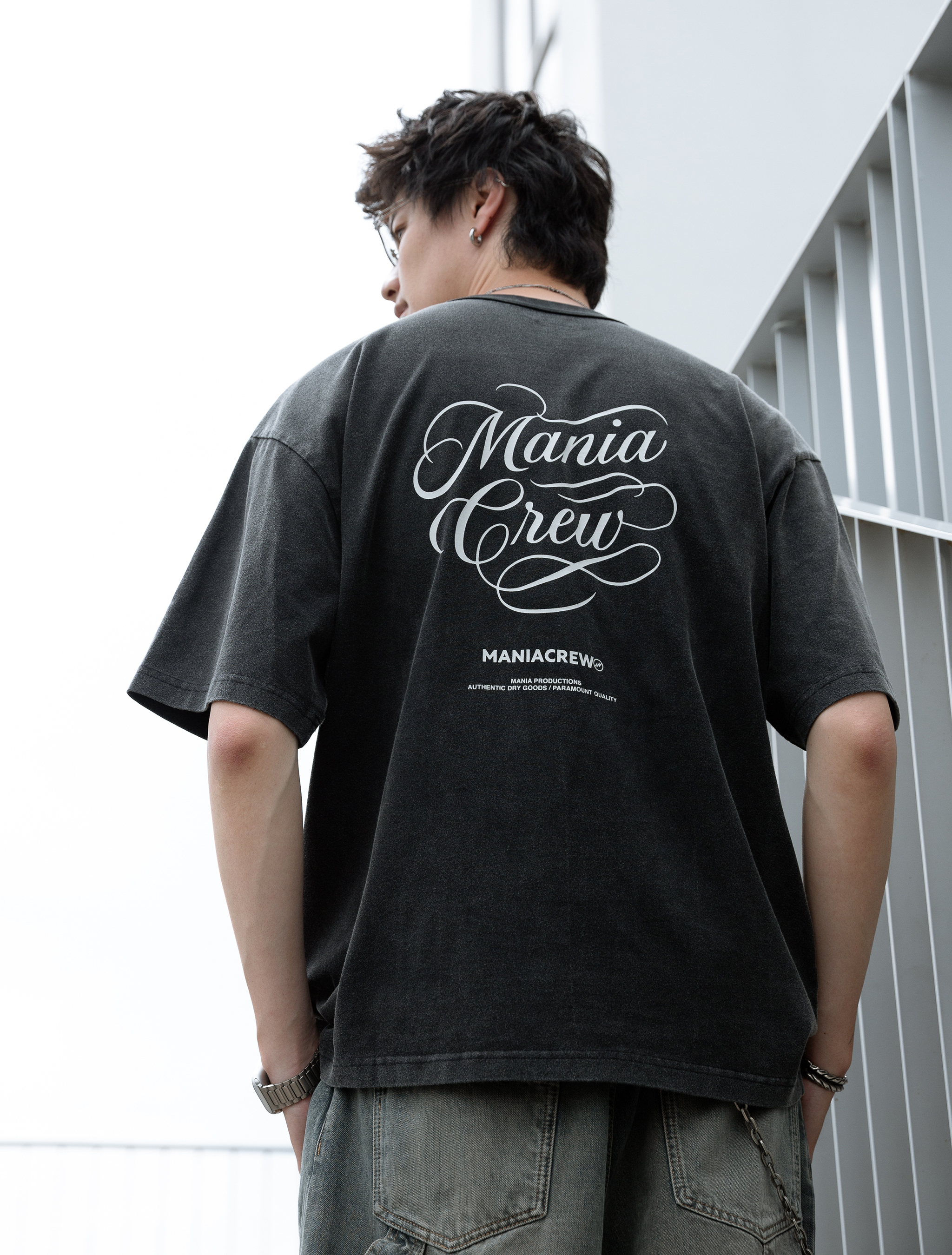 MANIA 酵洗字體印花TEE｜Script Tee（26SS）