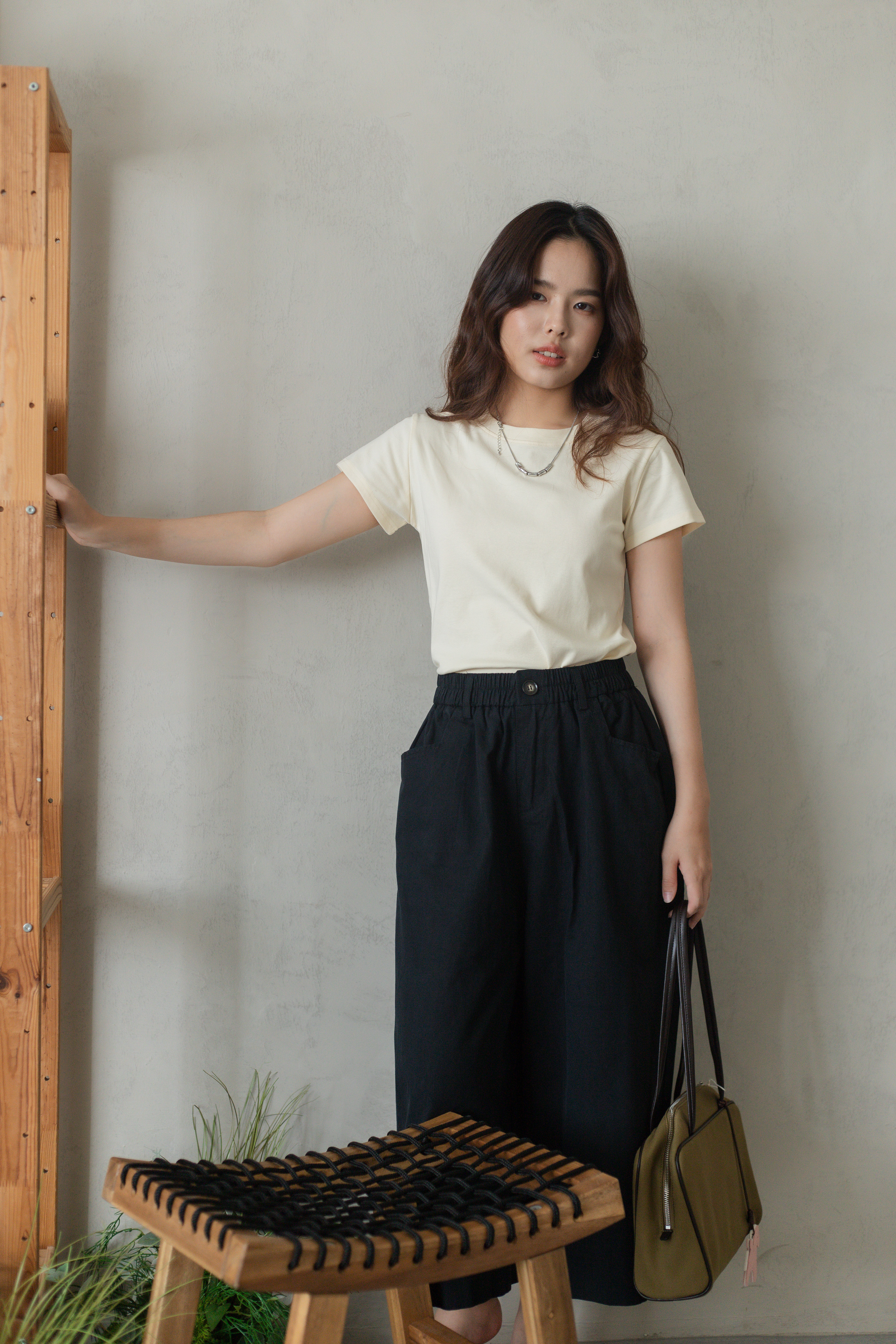 Ian Relaxed Wide Leg Pants Black- 2746PLBLK