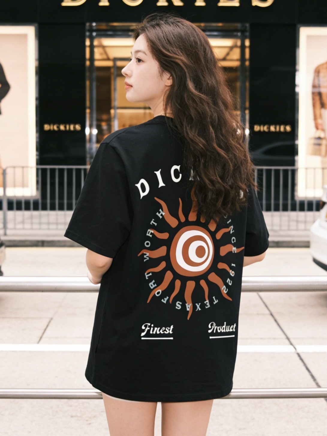 DICKIES 復古 太陽花 短踢 4色