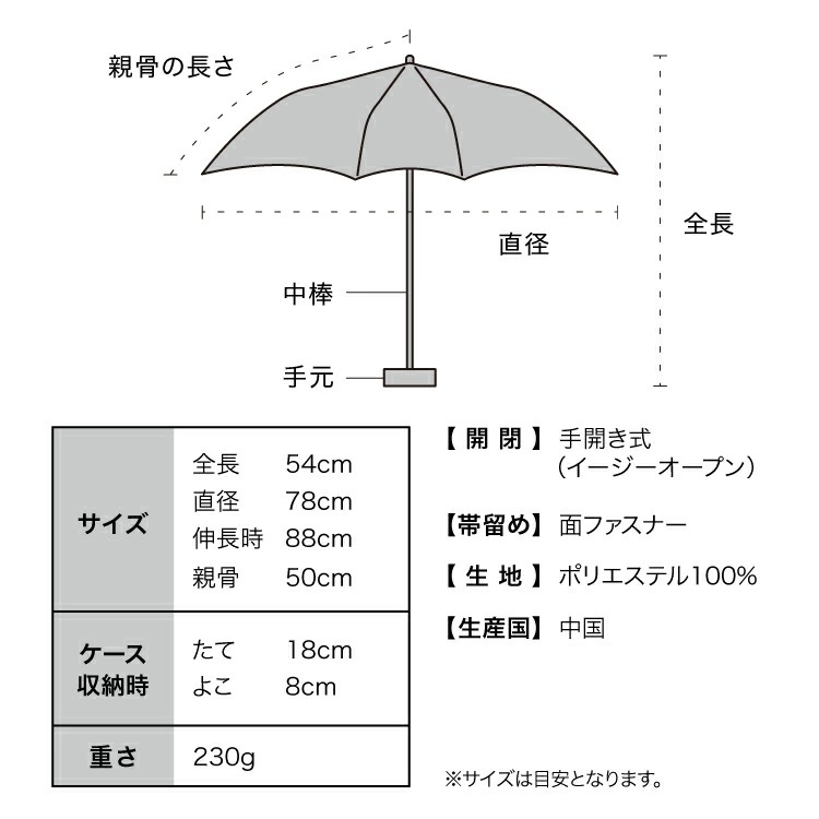 WPP022-12436 WPC BACK PROTECT PARASOL TINY UMBRELLA *折實滿$499包順豐智能櫃*75live