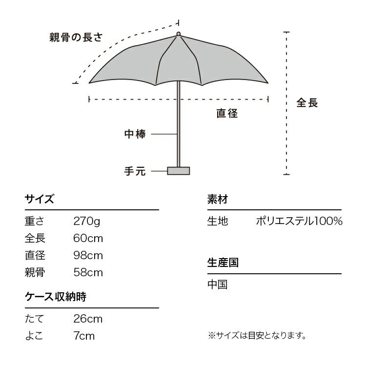 WPC55-UX001 WPC Basic Folding UMBRELLA *折實滿$499包順豐智能櫃*75live