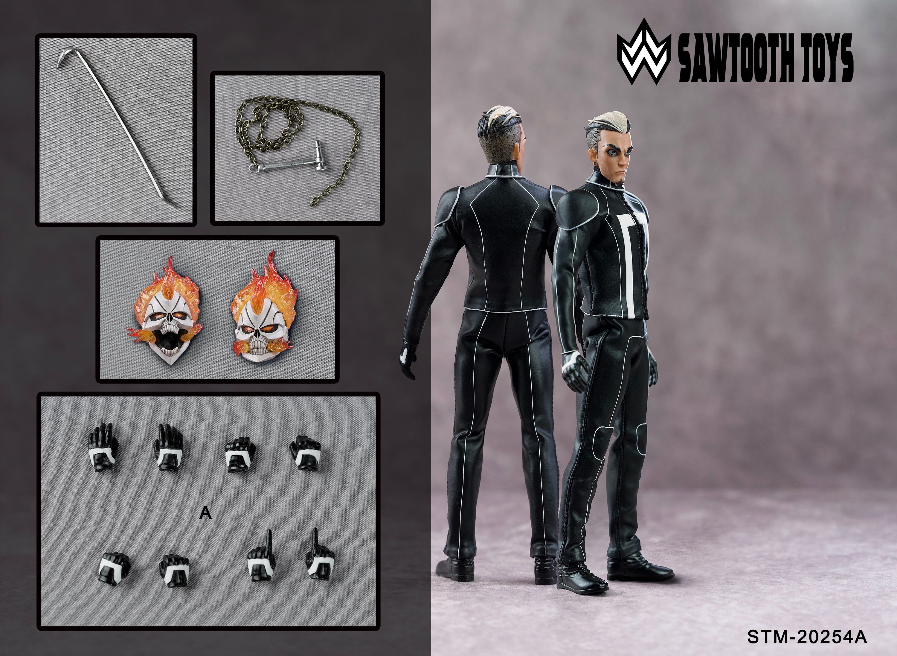 (預訂) SAWTOOTH STM-20254A 1/12 Flame Head Knight