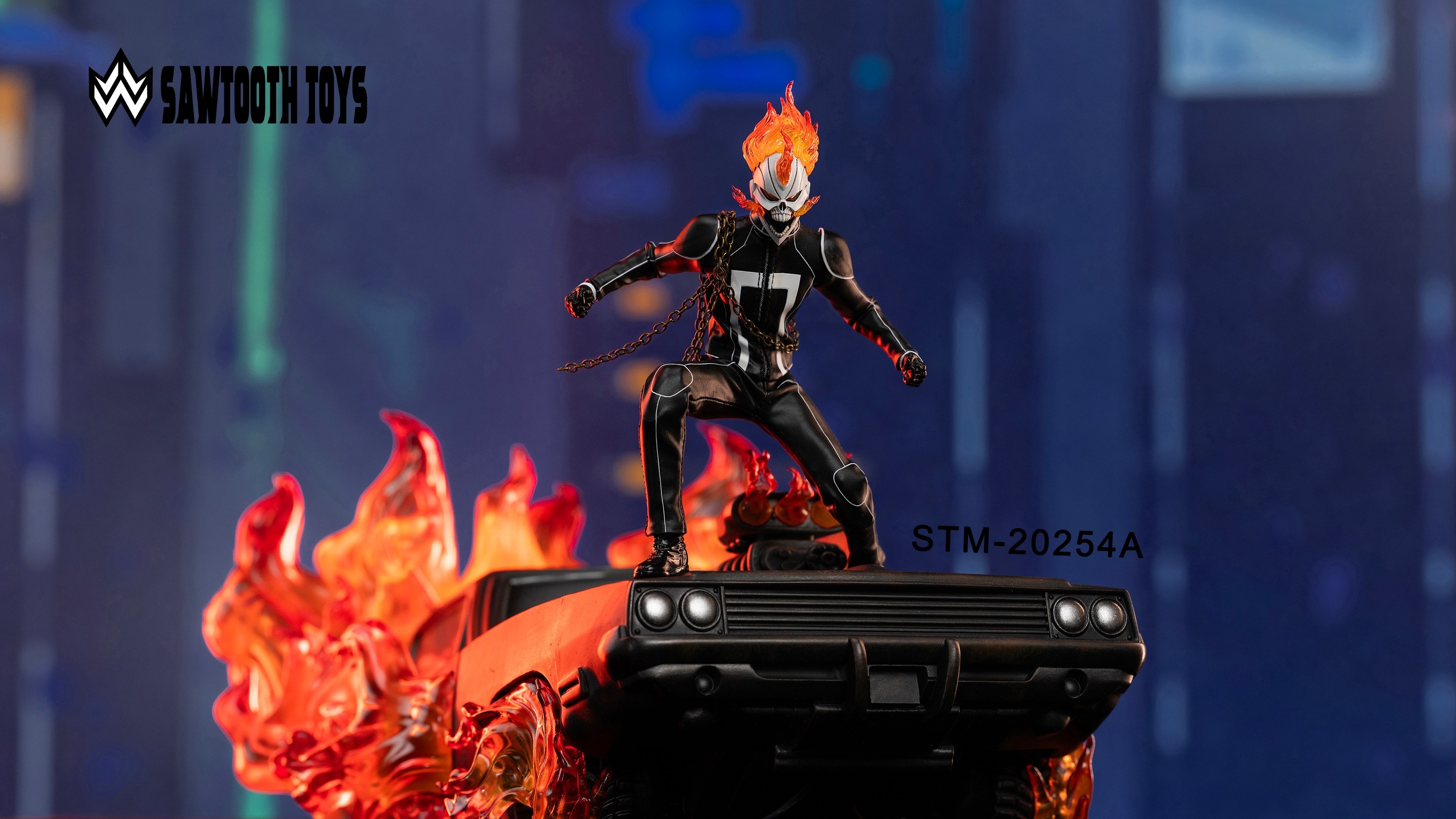 (預訂) SAWTOOTH STM-20254B 1/12 Flame battle vehicle base