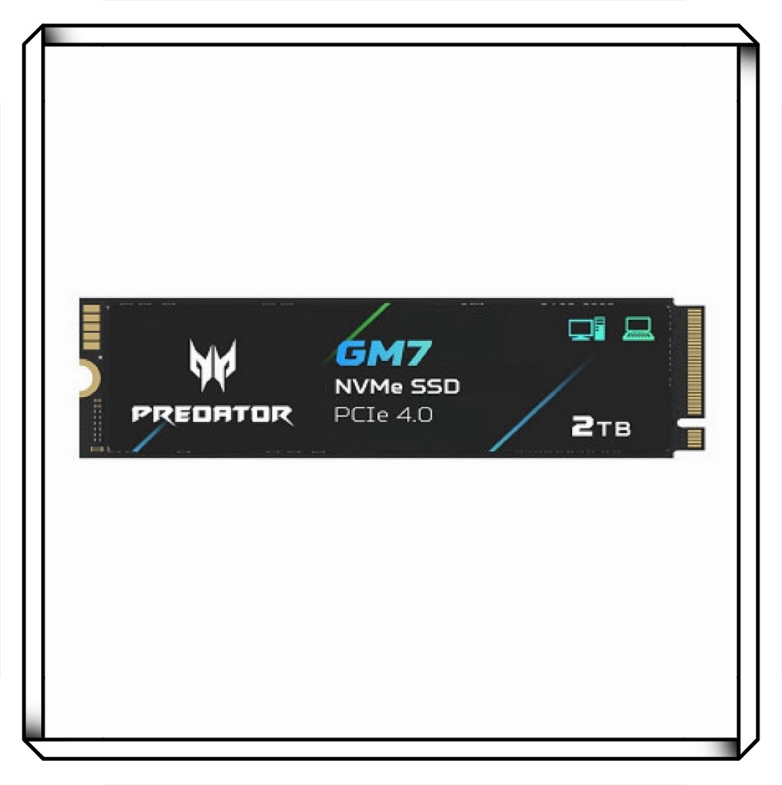 ACER 宏碁 Predator GM7 2TB M.2 2280 PCIe Gen4x4 SSD 固態硬碟