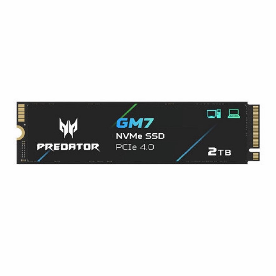 ACER 宏碁 Predator GM7 2TB M.2 2280 PCIe Gen4x4 SSD 固態硬碟