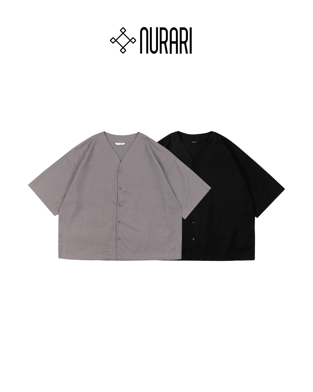 Nurari 極簡開襟襯衫｜Civ. Minimalist Cardigan Shirt（26SS）