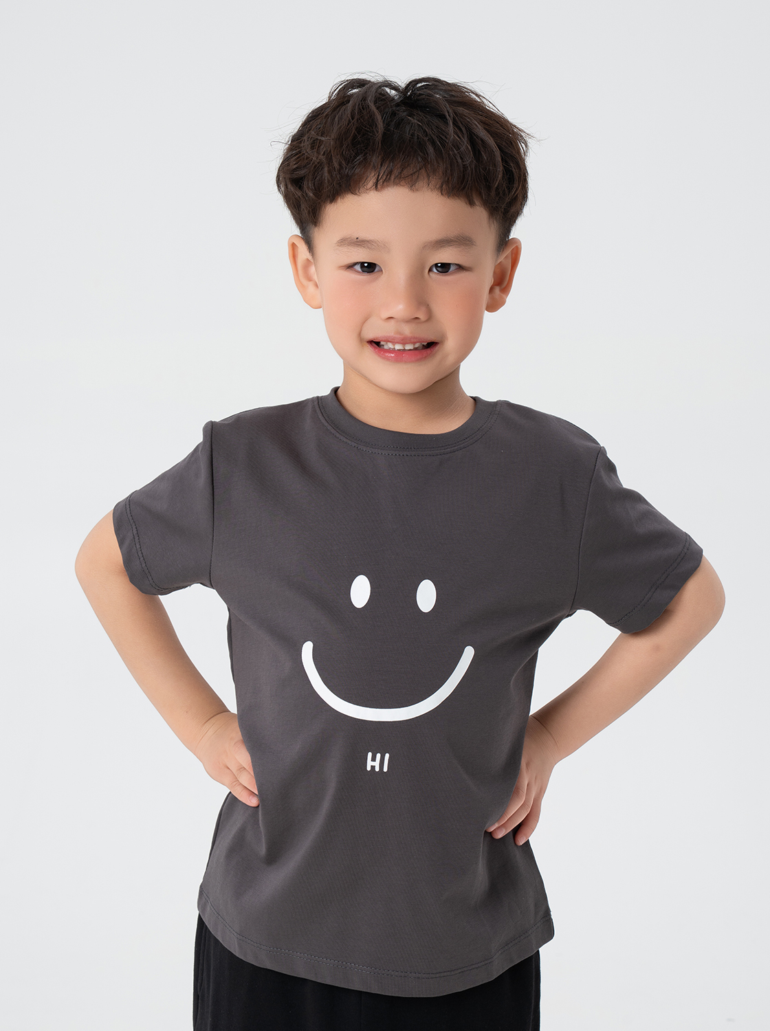 【期間限定】笑臉印花TEE【童裝】【親子款】