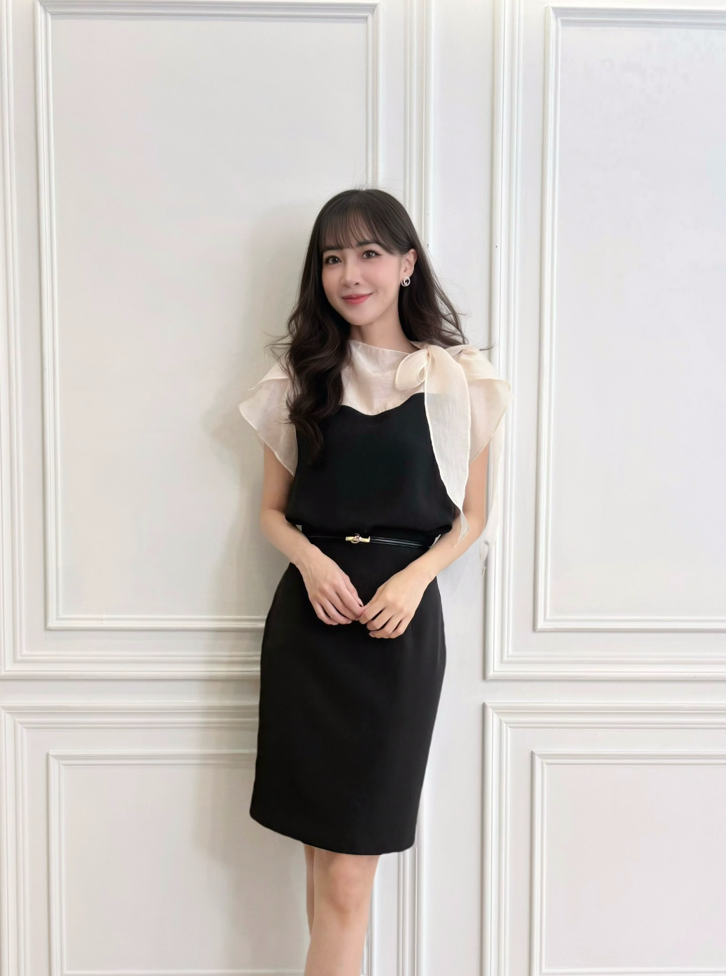 (好身形必備!)春夏季10色修身窄裙-黑