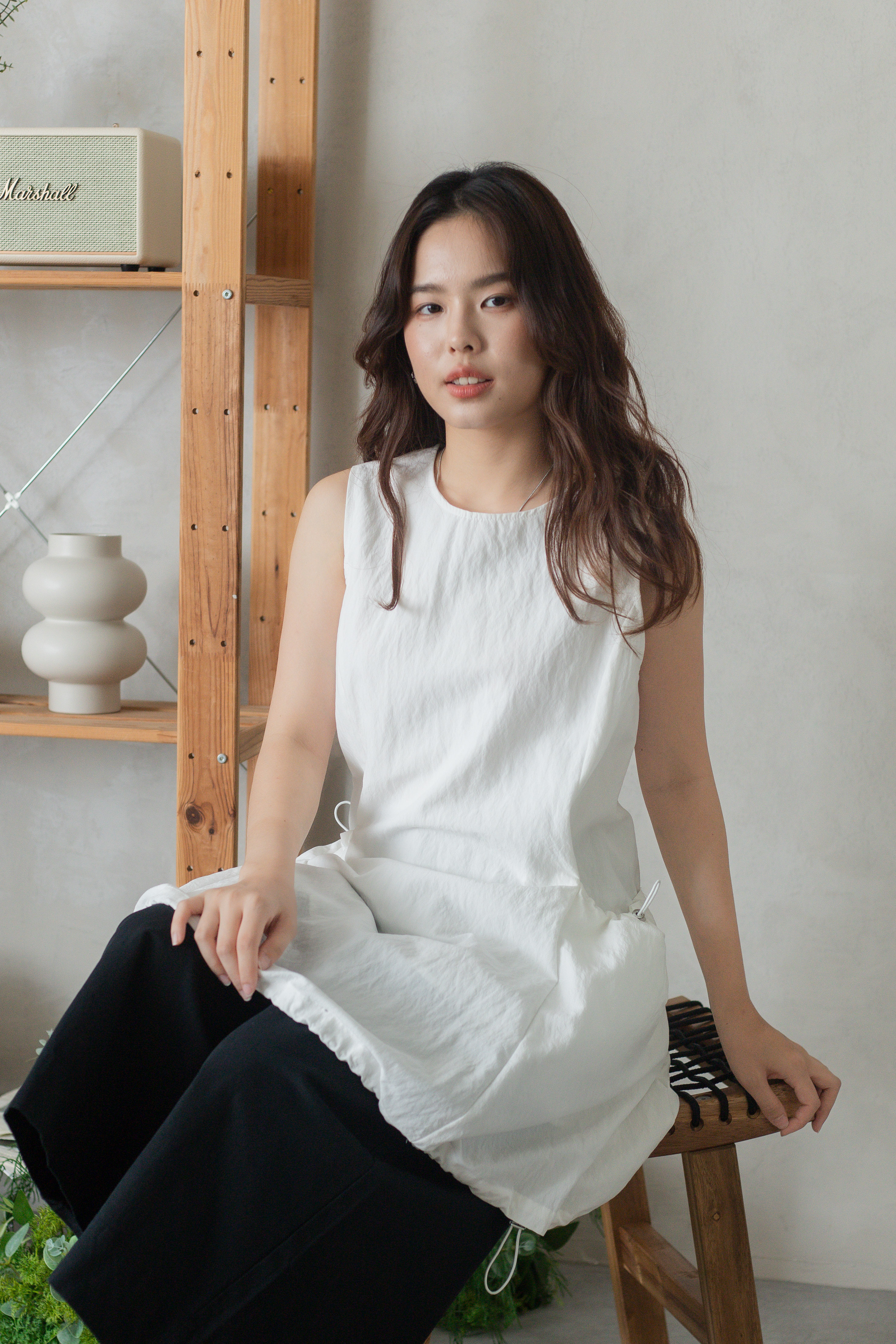 Coleen Bubble Dress White - 2744DSWHI