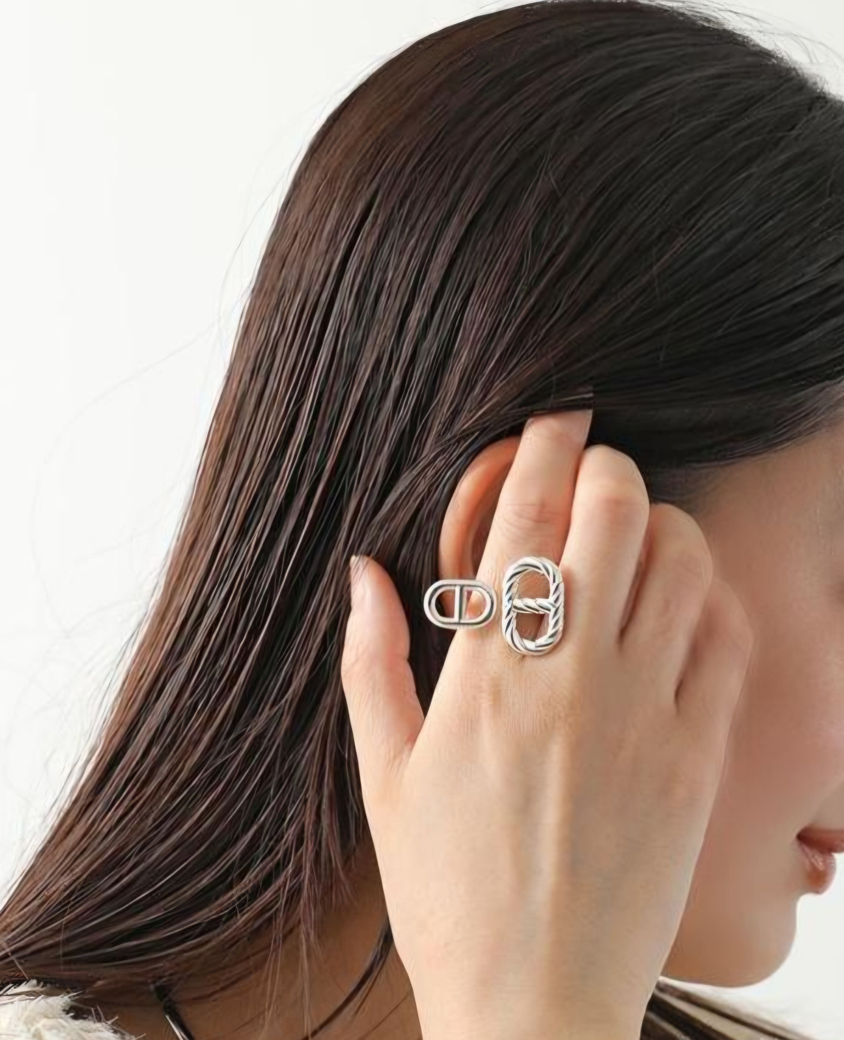 Hermès Chaine d'ancre Alea II twisted Ring