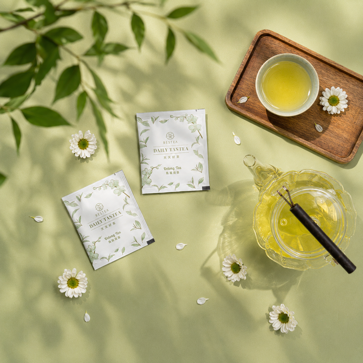 Chun Cui Oolong | Original leaf tea bags 12 pieces