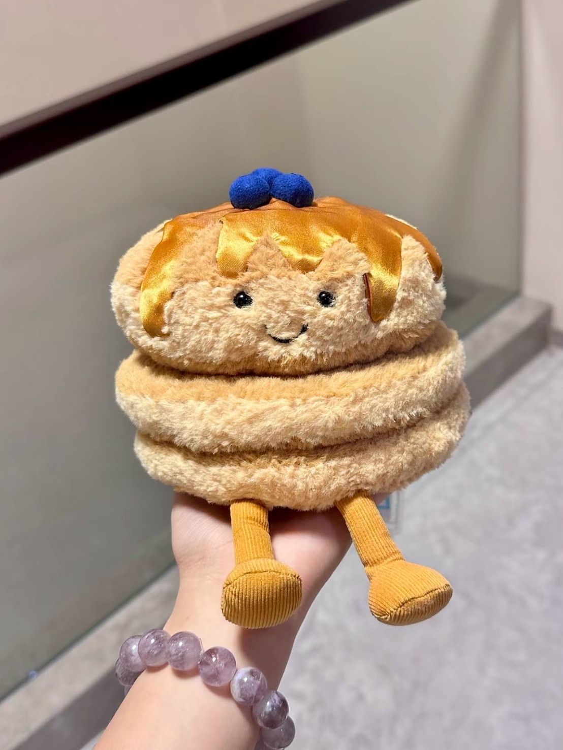 美國紐約限定 JELLYCAT PANCAKE 鬆餅 毛絨公仔 小號