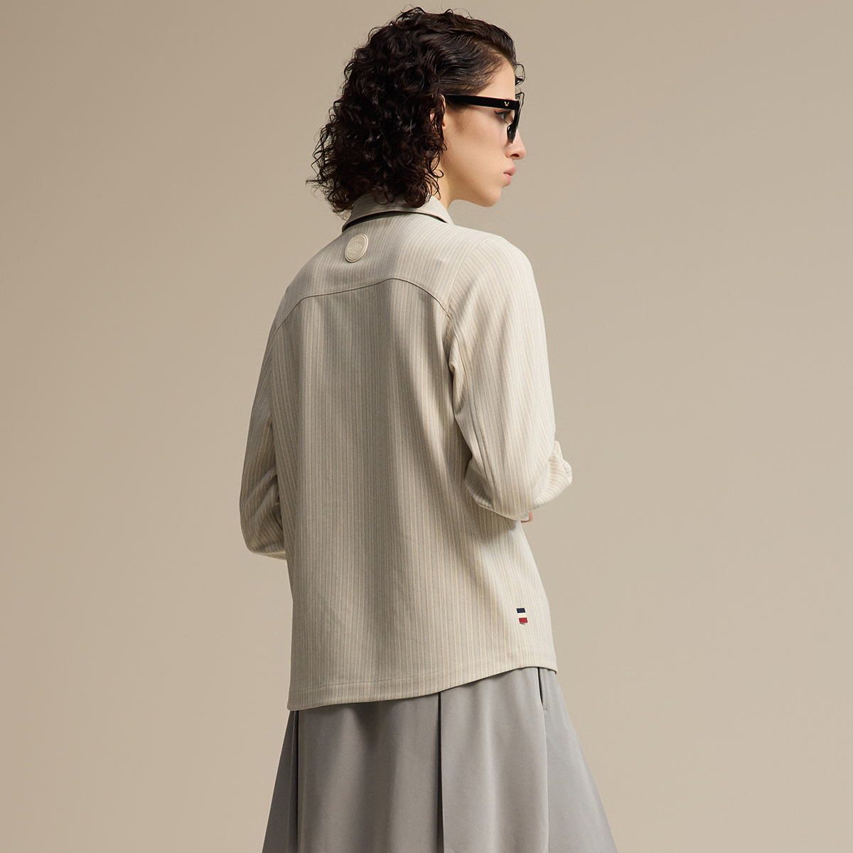 女裝 PALLADIUM LOGO 條紋裇衫