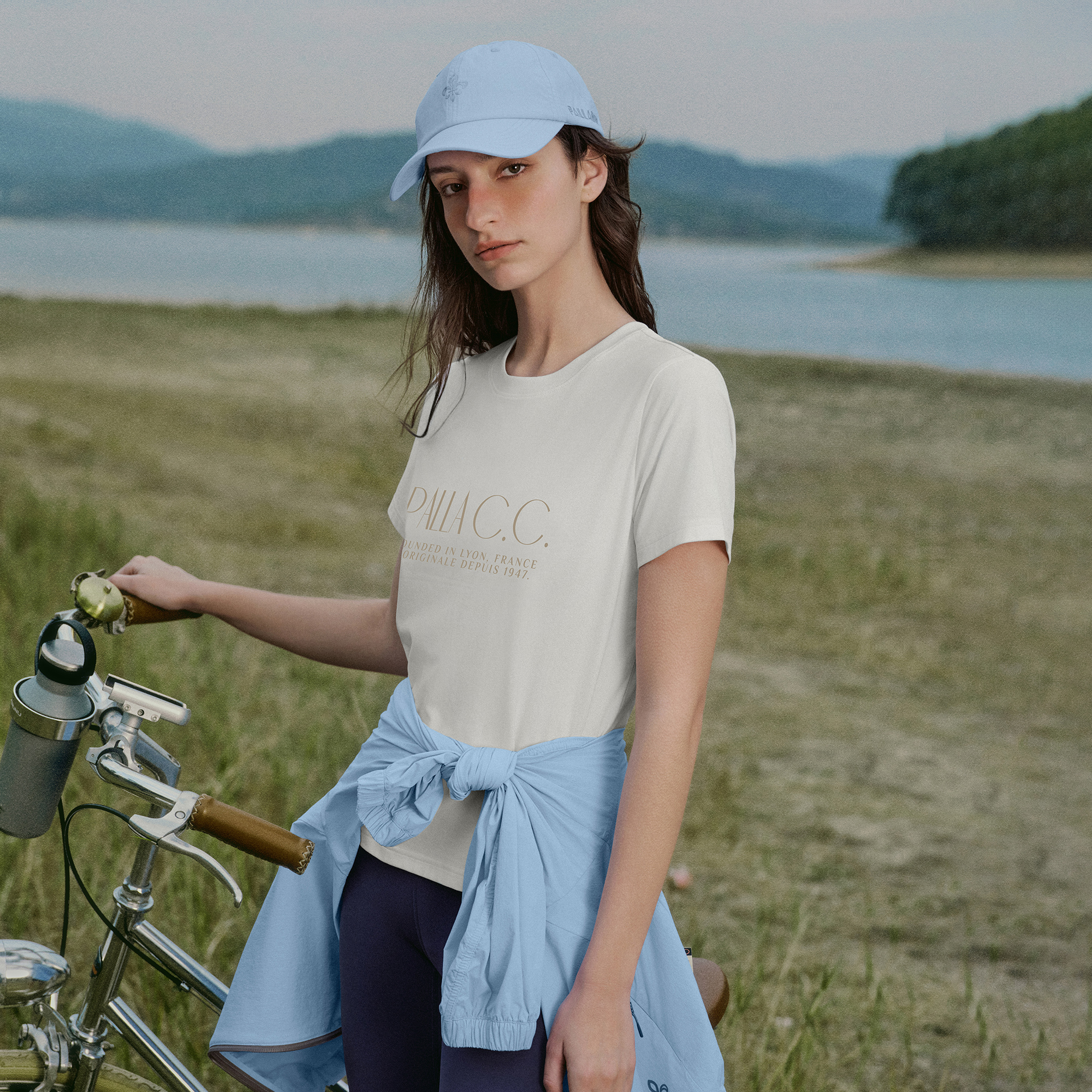 女裝 PALLAC.C LOGO 防曬吸汗速乾T裇