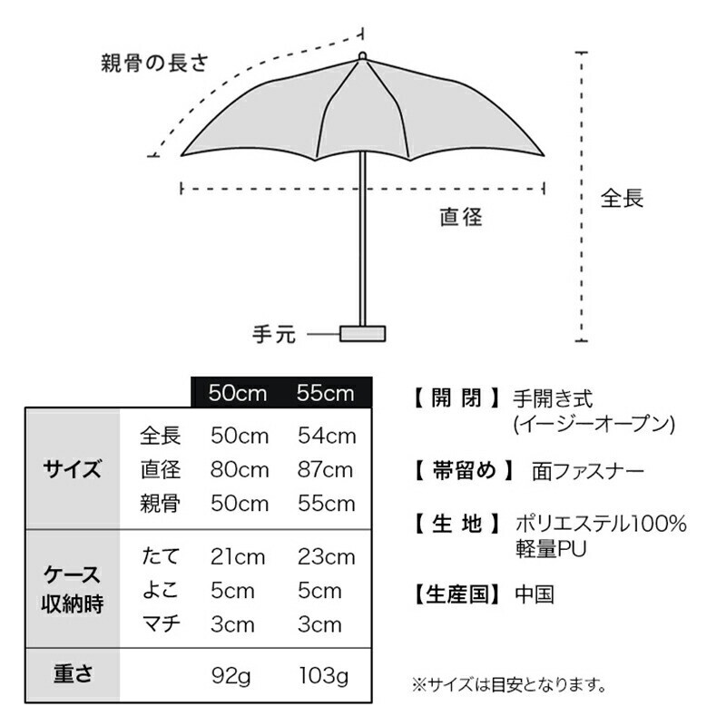 WPP022-GO006 go-koh超軽量遮光日傘50ﾌﾞﾗｯｸ *折實滿$499包順豐智能櫃*75live