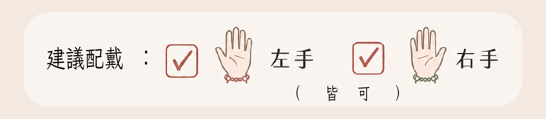戴左右手