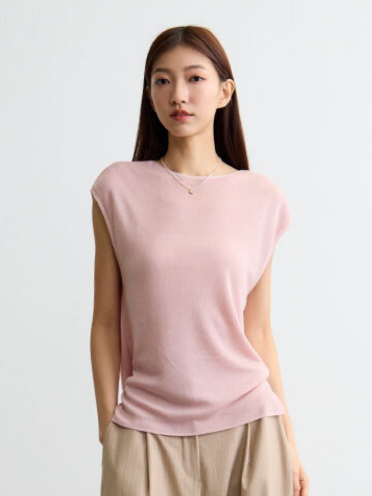 SALE800 OH!HER 天絲後鏤空綁帶無袖上衣