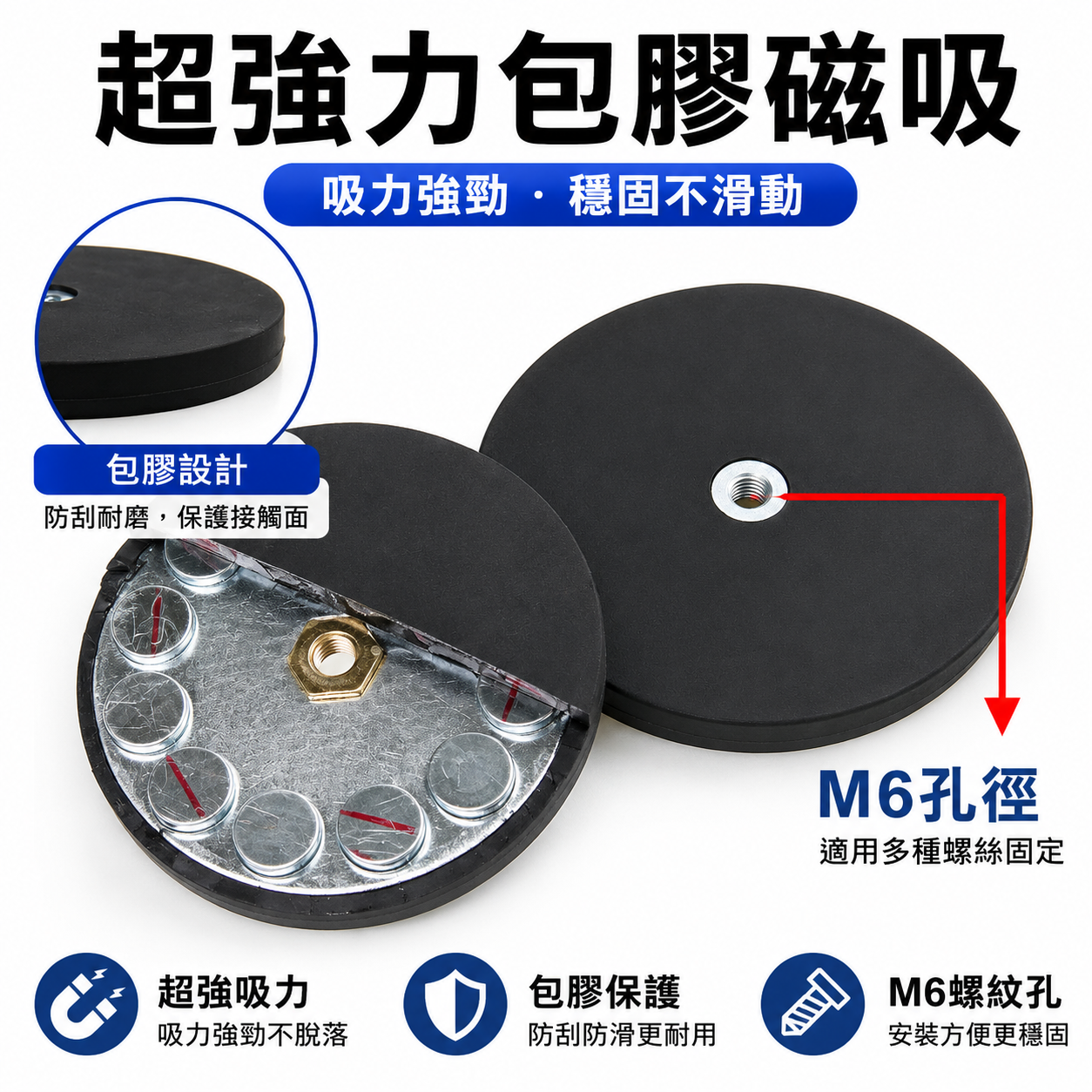 (A04) 強力磁鐵支架 晶典光電