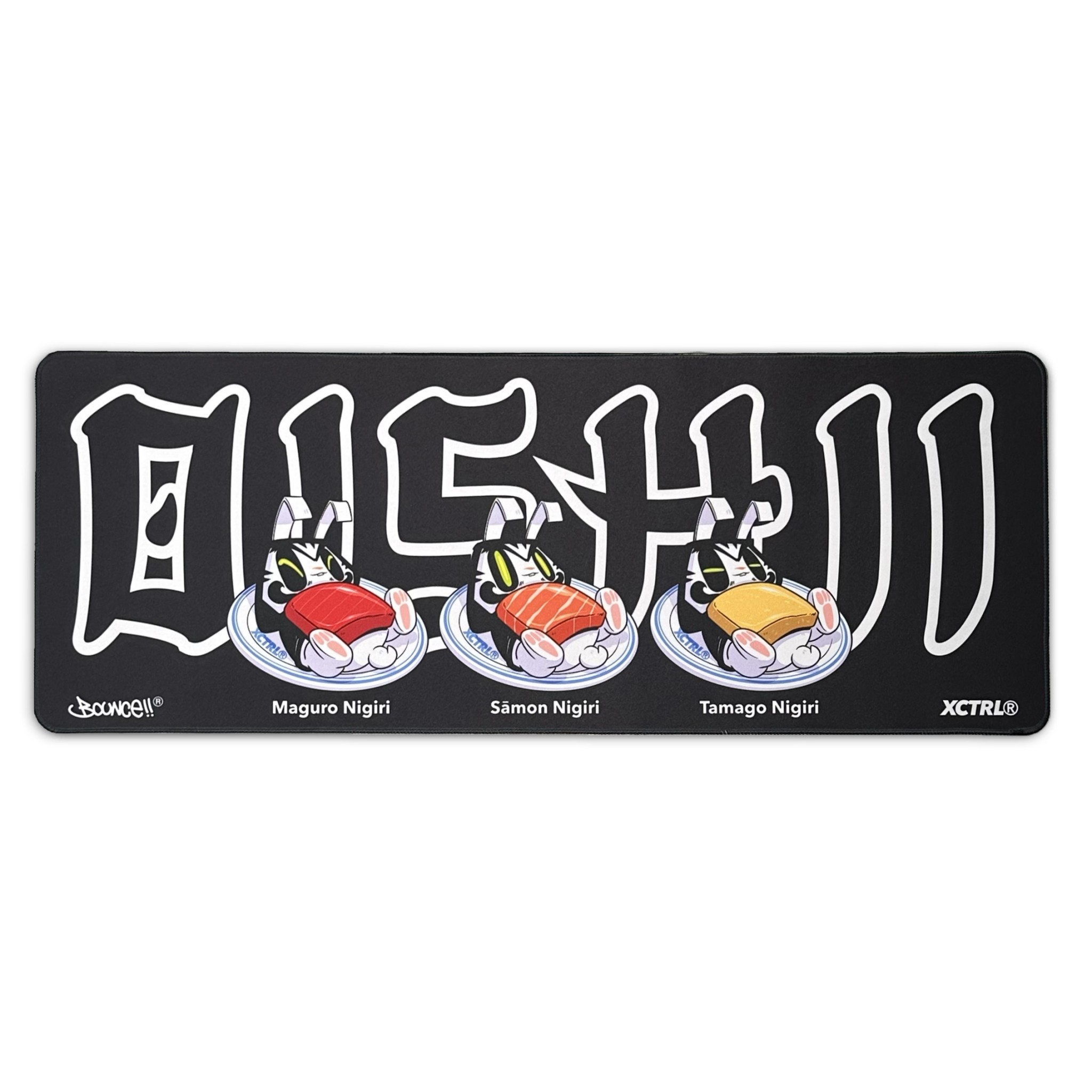 XCTRL® x BOUNCE 壽司達摩棒小兔滑鼠桌墊