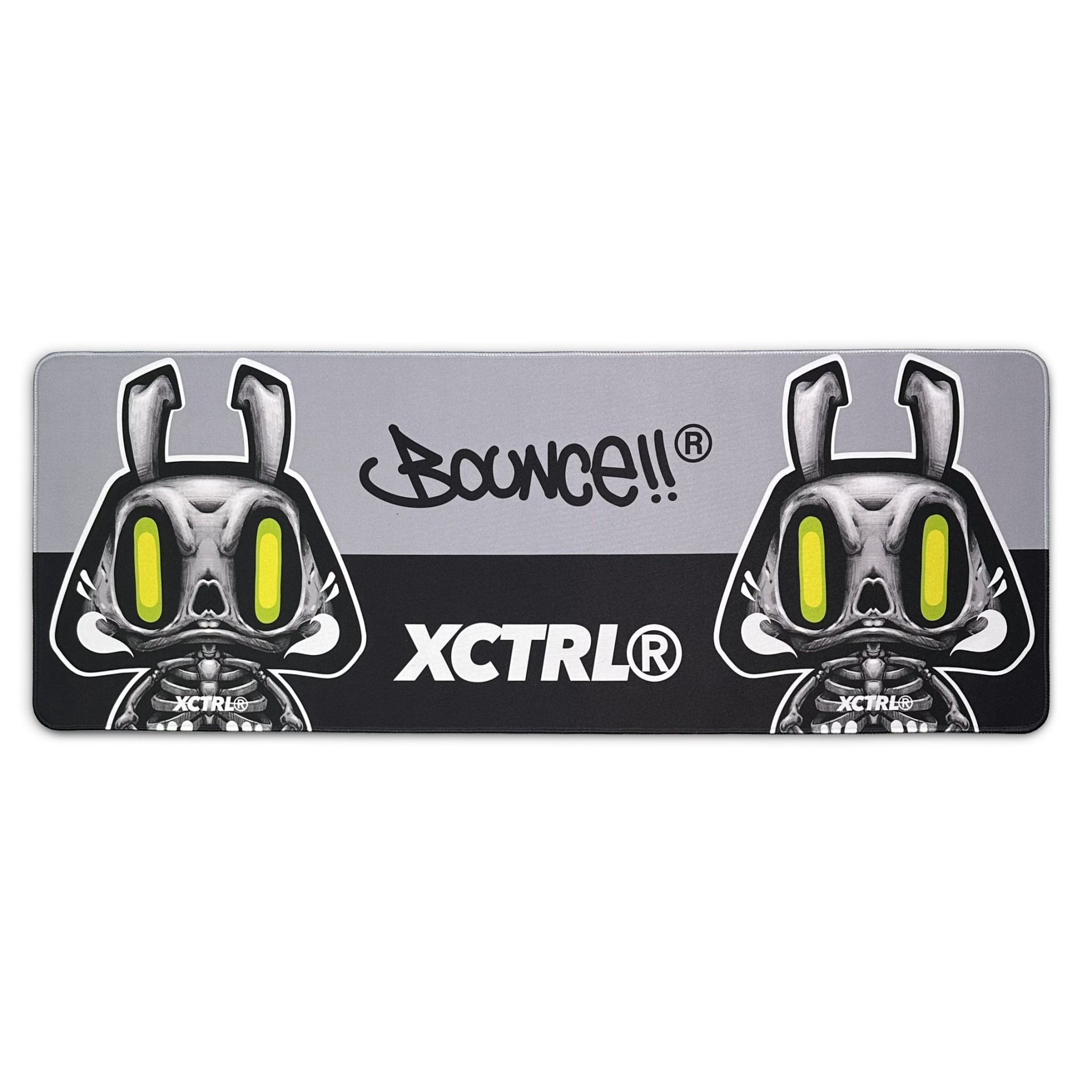 XCTRL® x BOUNCE 骷顱達摩棒小兔滑鼠桌墊