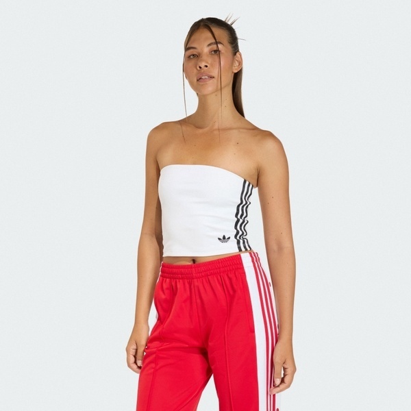 Adidas 愛迪達 3s Tube Top KD6235 女 平口上衣 白 亞版 緊身 單品 穿搭