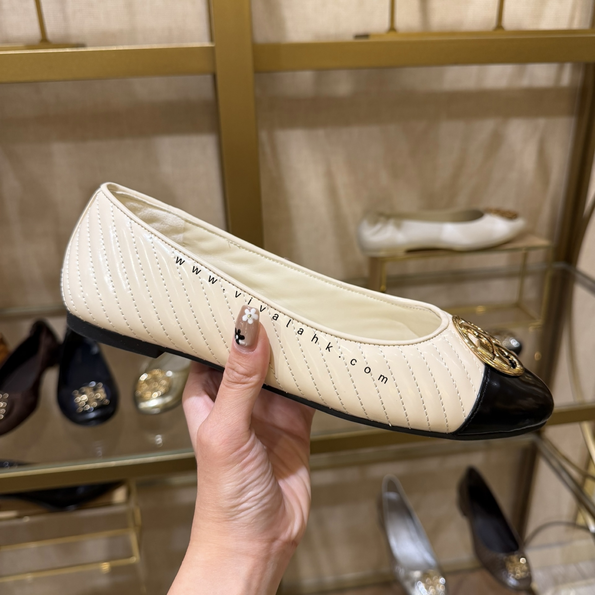 Tory Burch - Chelsea 繡線平底鞋 (170022)