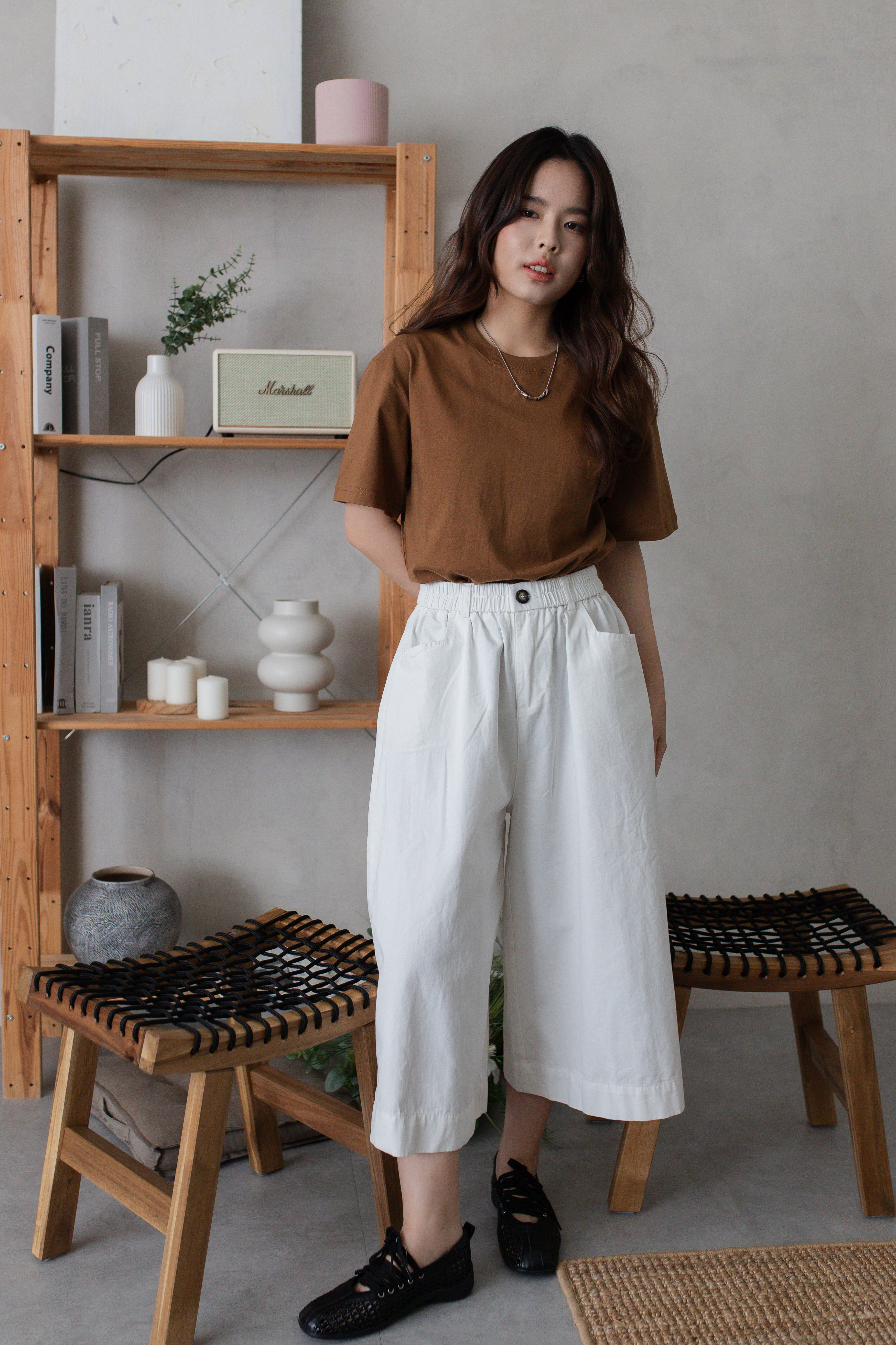 Reyon Relaxed Tee Camel  (Unisex) -2725TSCAM
