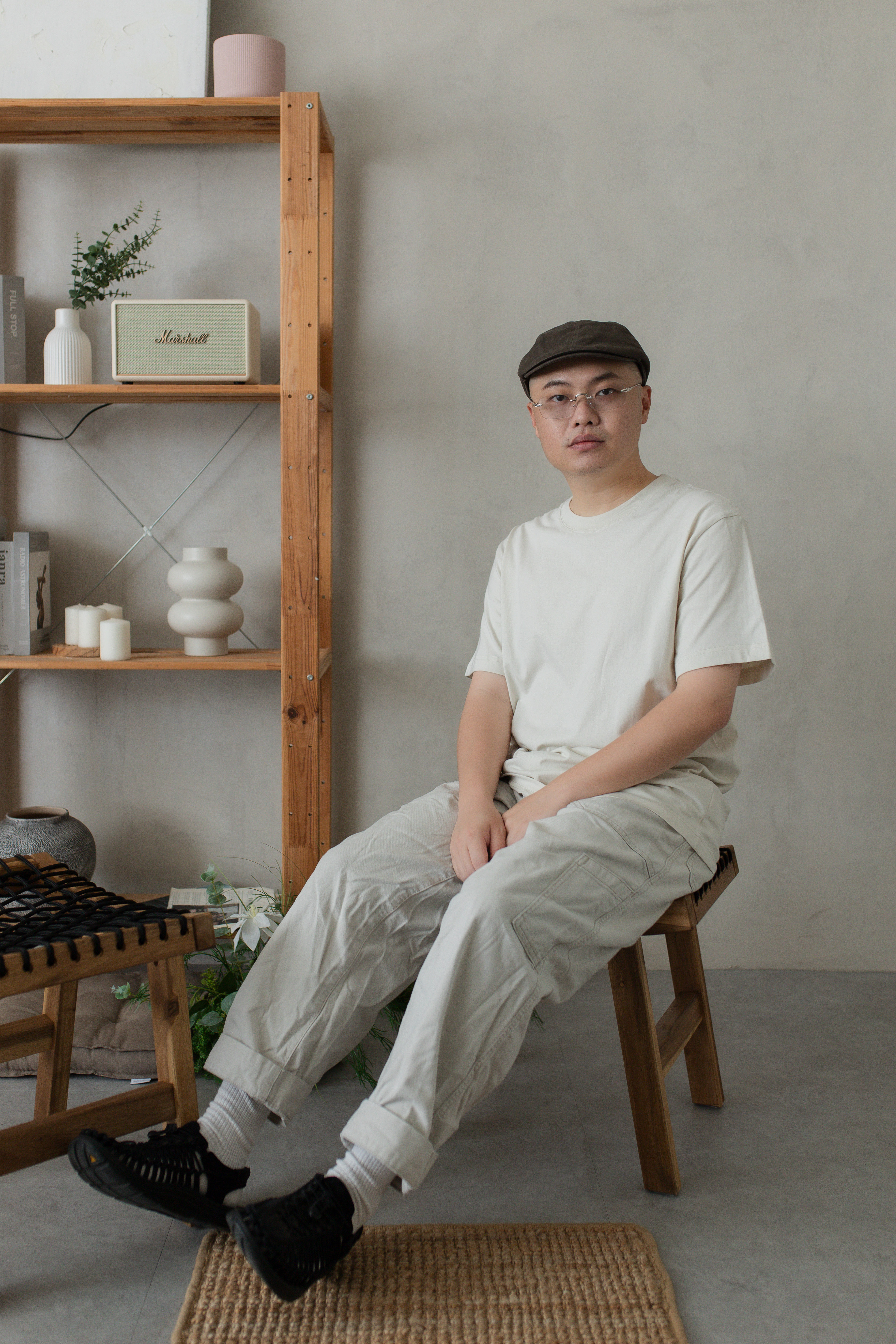 Reyon Relaxed Tee Beige  (Unisex) -2725TSBEI
