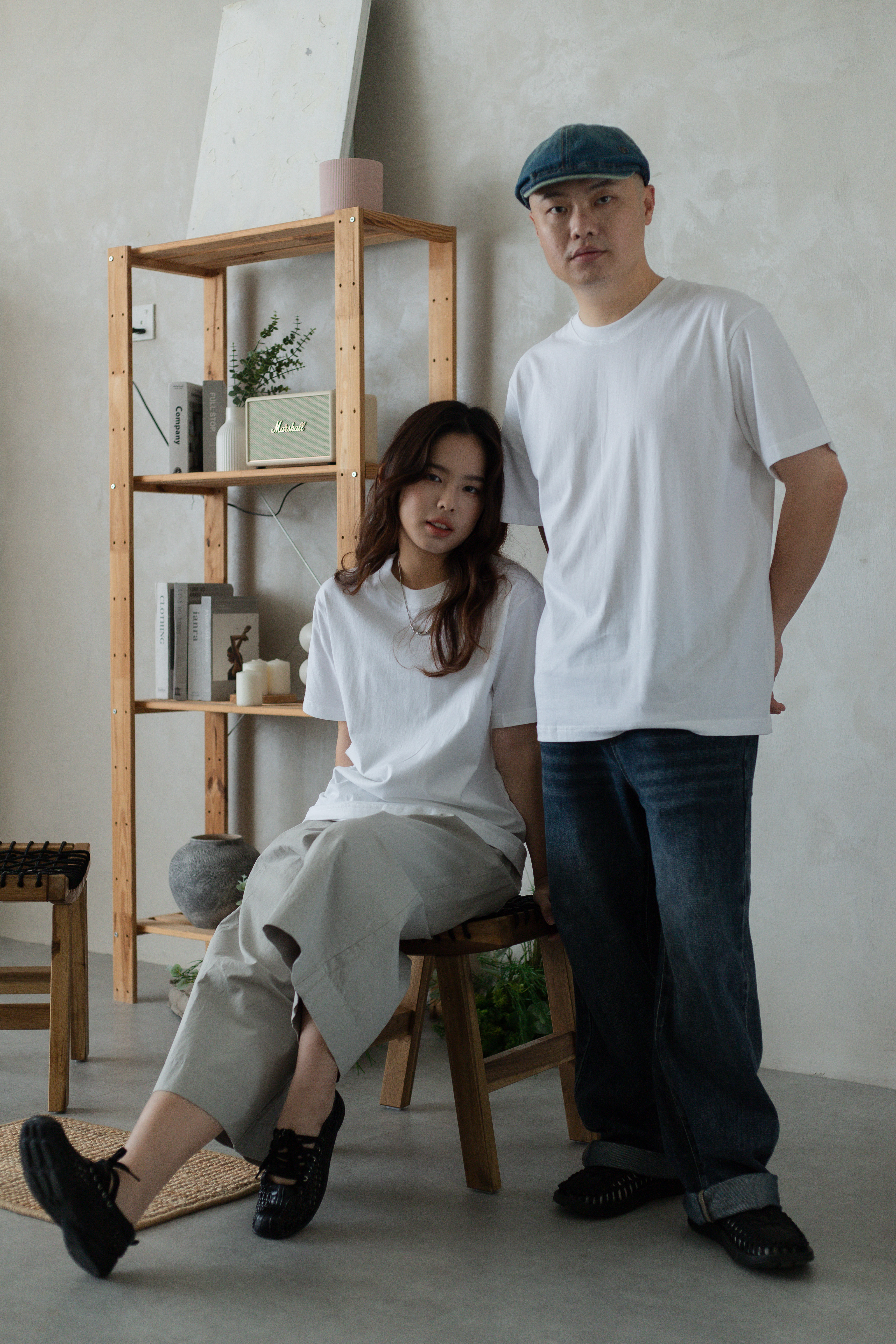 Reyon Relaxed Tee White  (Unisex) -2725TSWHI