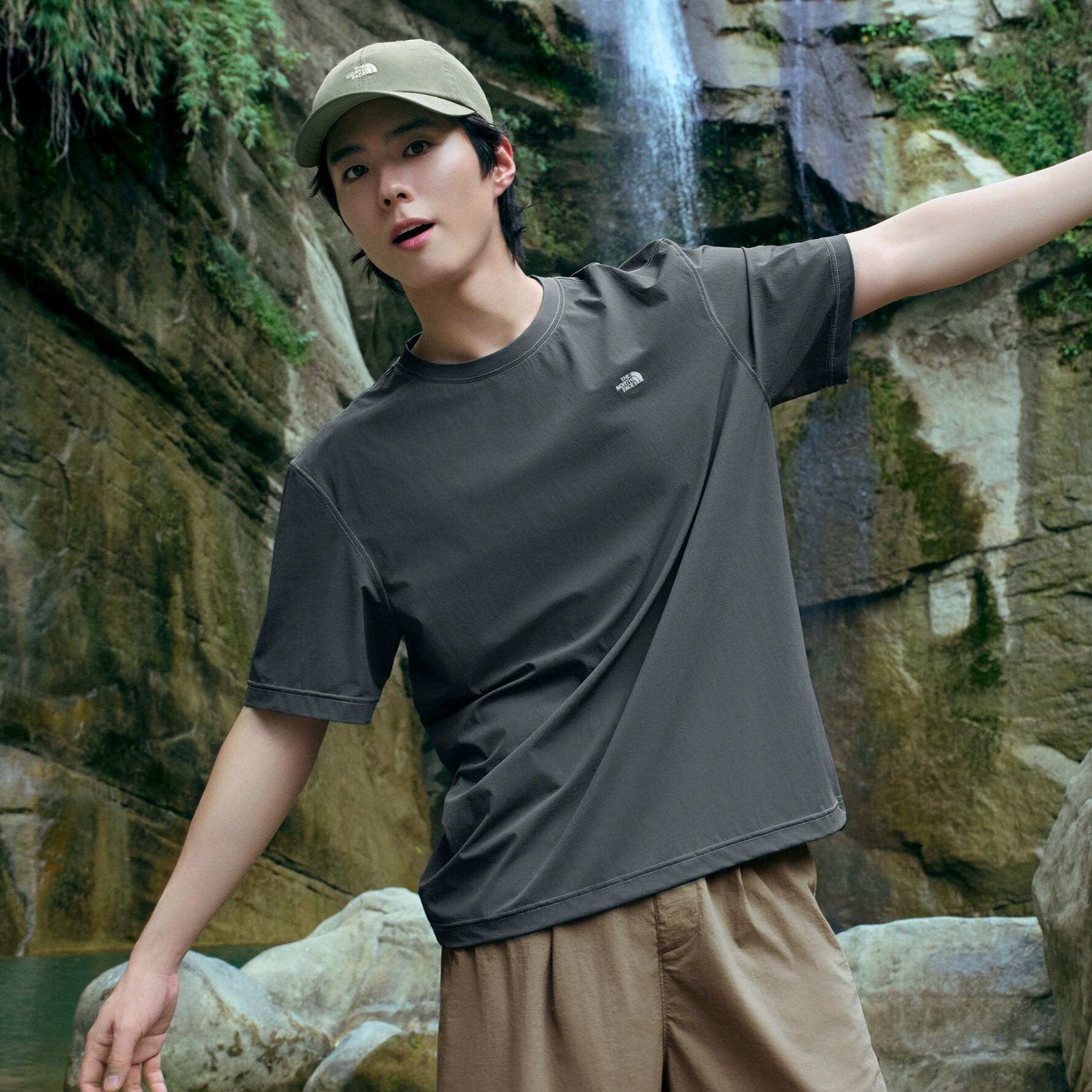 【代購】 THE NORTH FACE ICECUBE 涼感機能短袖 T 恤 NT7US39A 朴寶劍同款