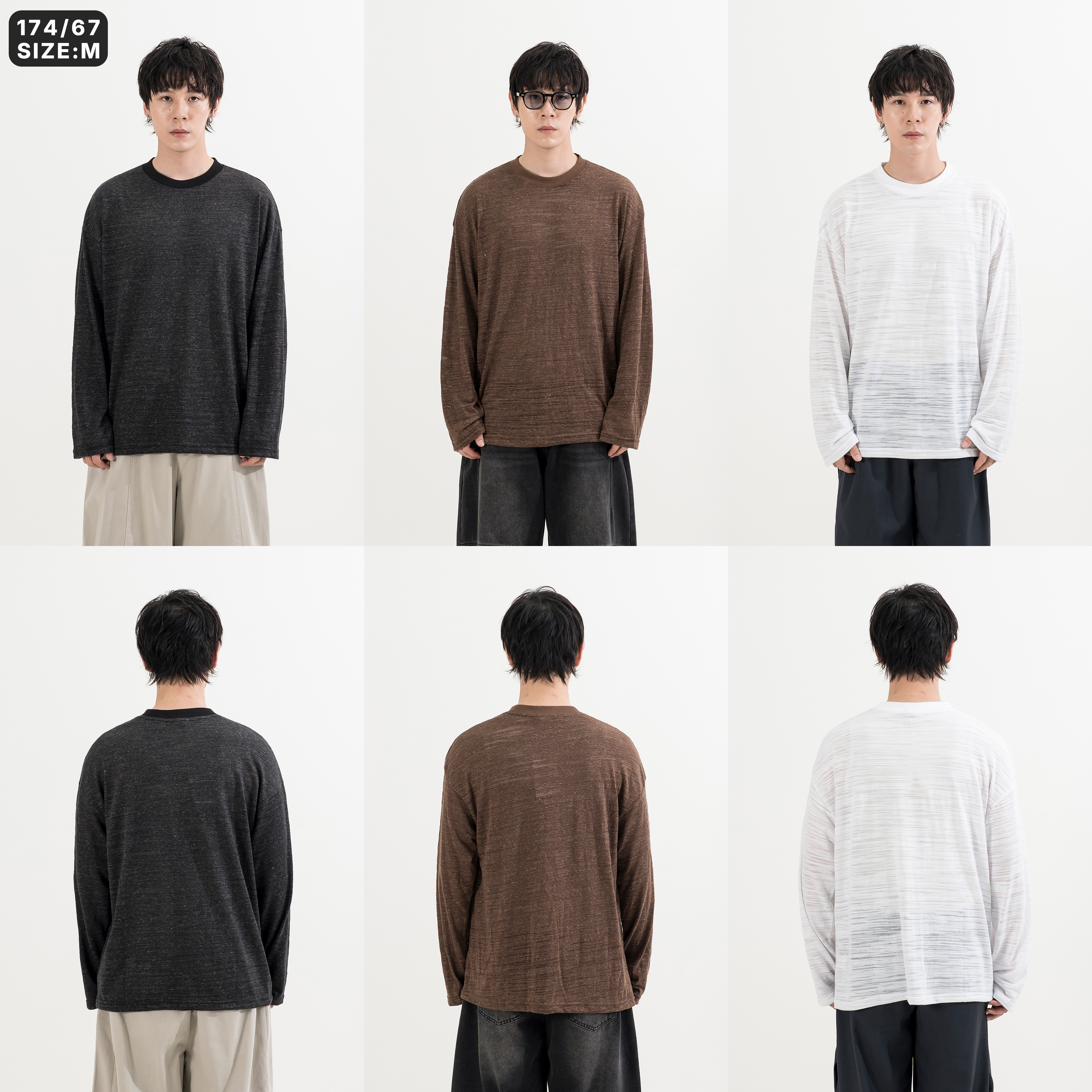 Slub Cotton LS Tee 竹節棉 長袖Tee [B-2610]
