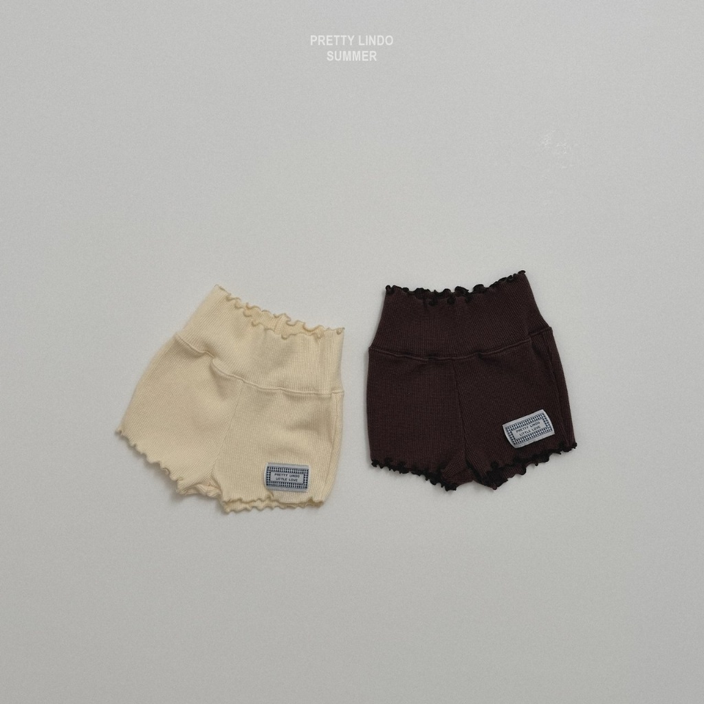 韓國🇰🇷Lindo 華夫格木耳邊短褲(XS-XL)