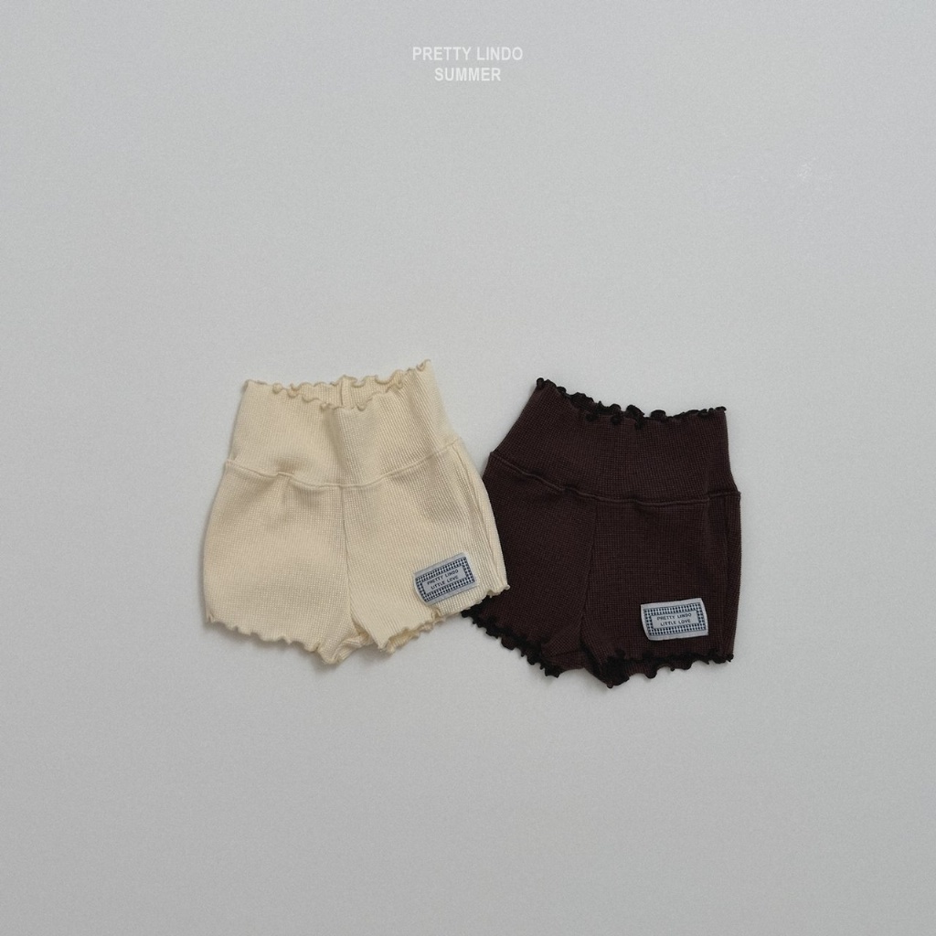 韓國🇰🇷Lindo 華夫格木耳邊短褲(XS-XL)