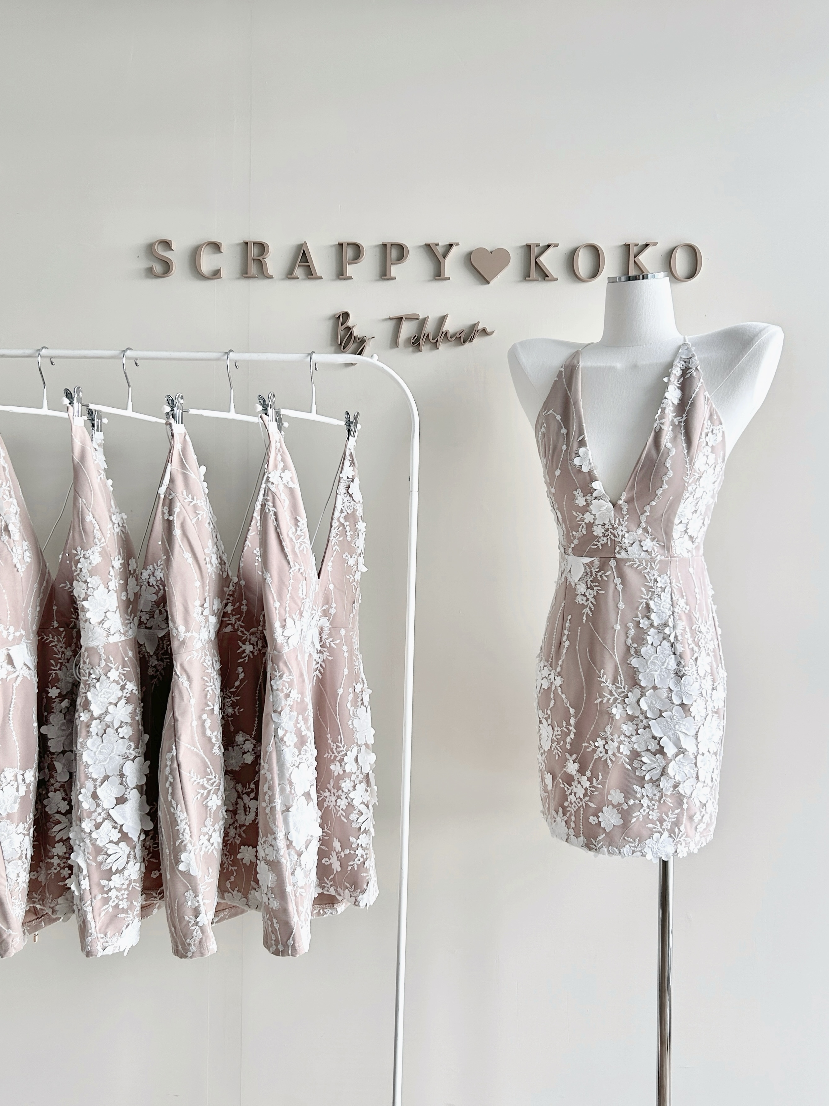 Wild rose dress