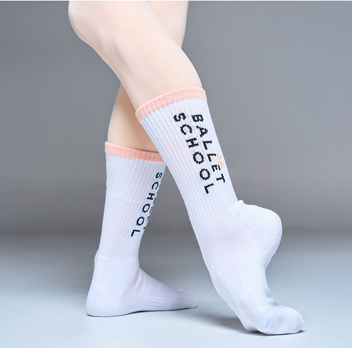 韓國eflora【EB-SOK02 Ballet School芭蕾刺繡中襪】