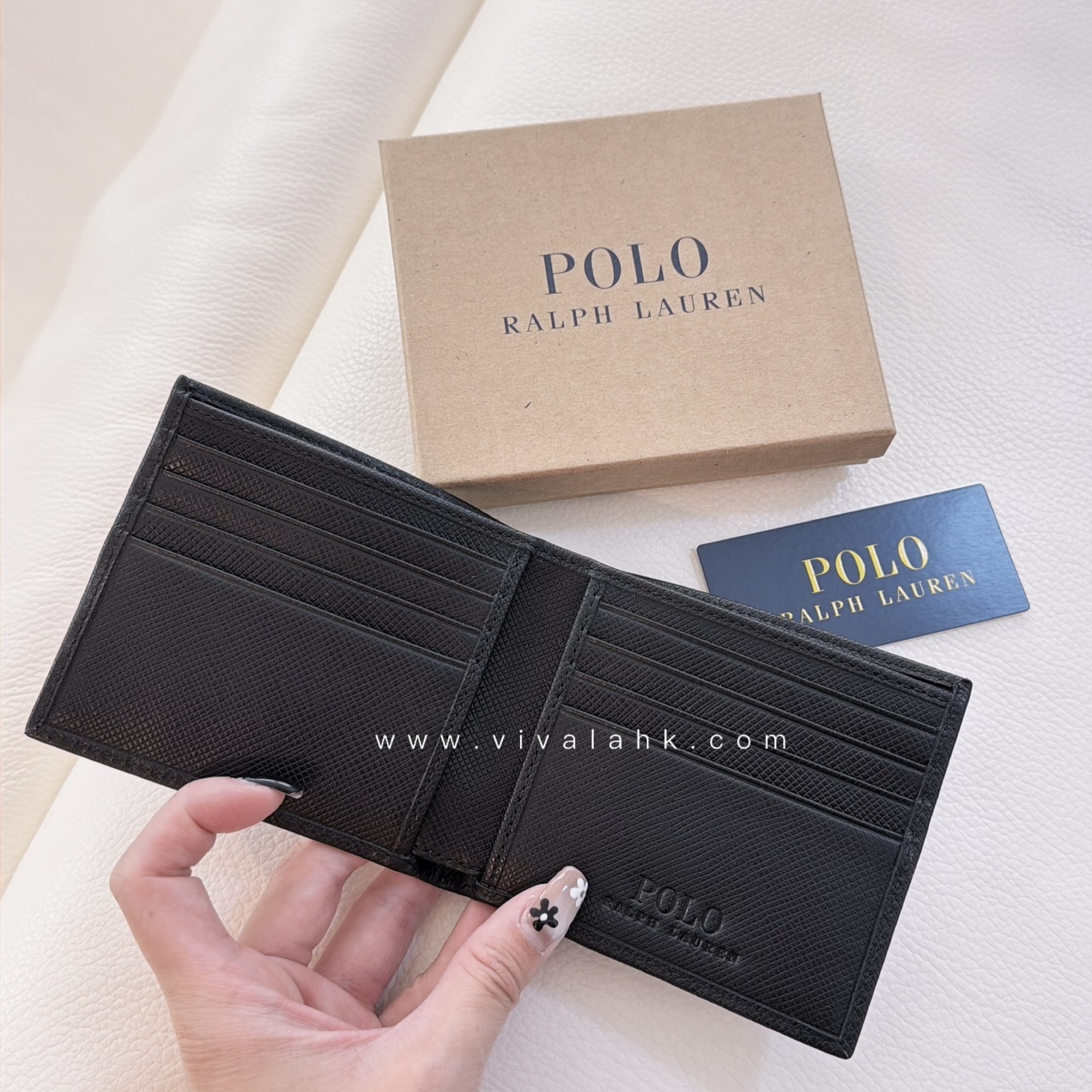 Polo Ralph Lauren - 男裝銀包 (十字皮)