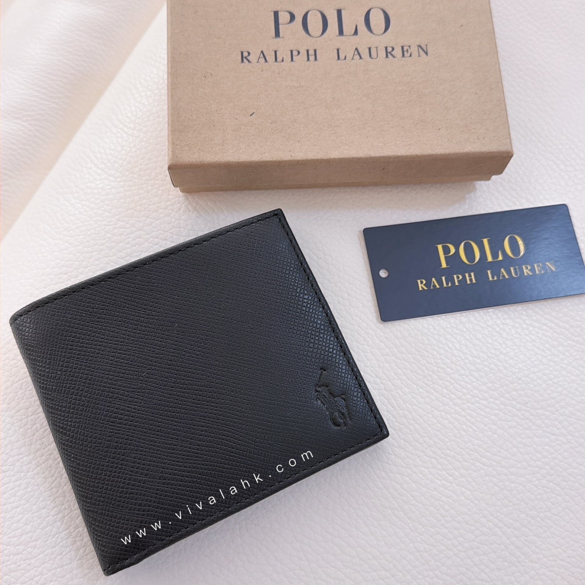 Polo Ralph Lauren - 男裝銀包 (十字皮)